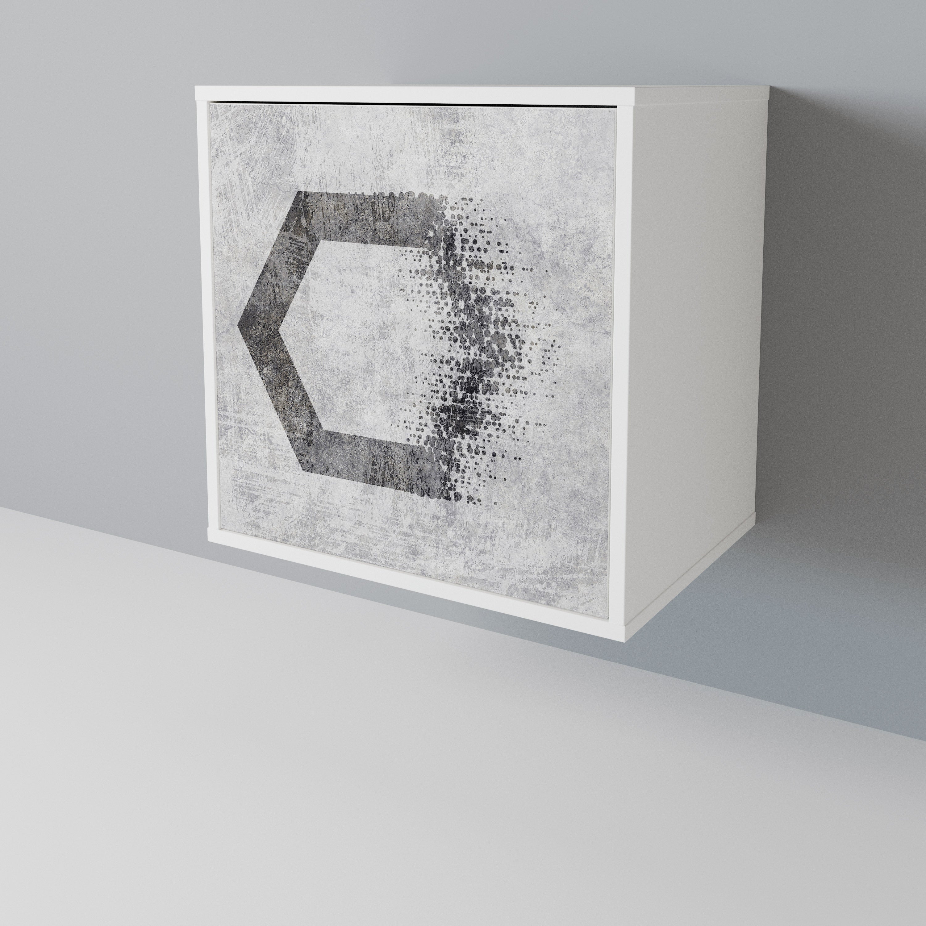 HEXAGONAL FIGURES Jednodveřová komoda