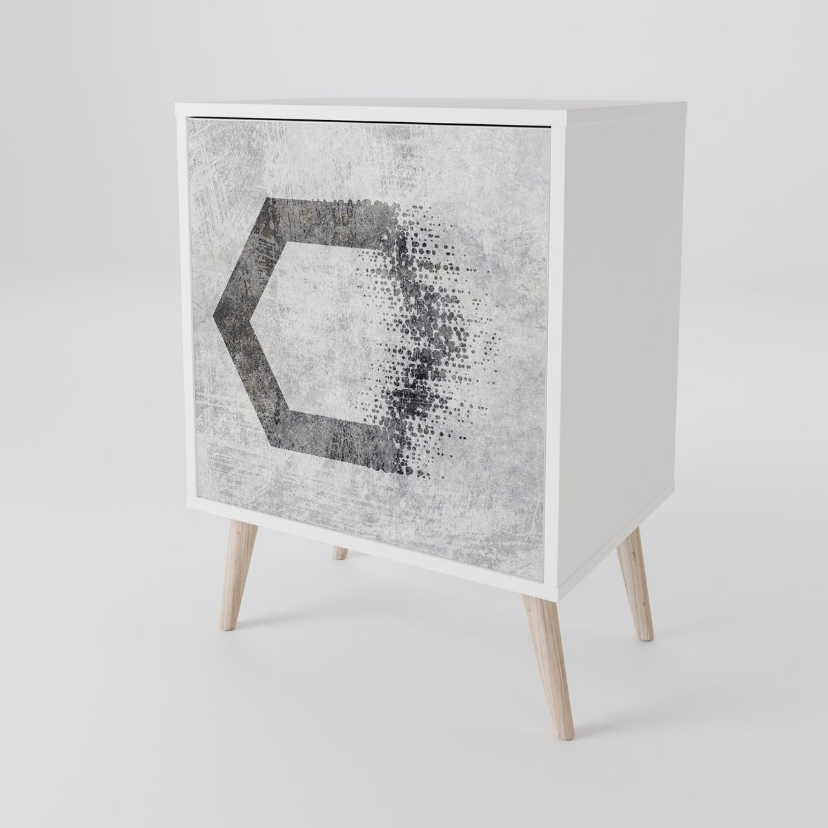 HEXAGONAL FIGURES Jednodveřová komoda