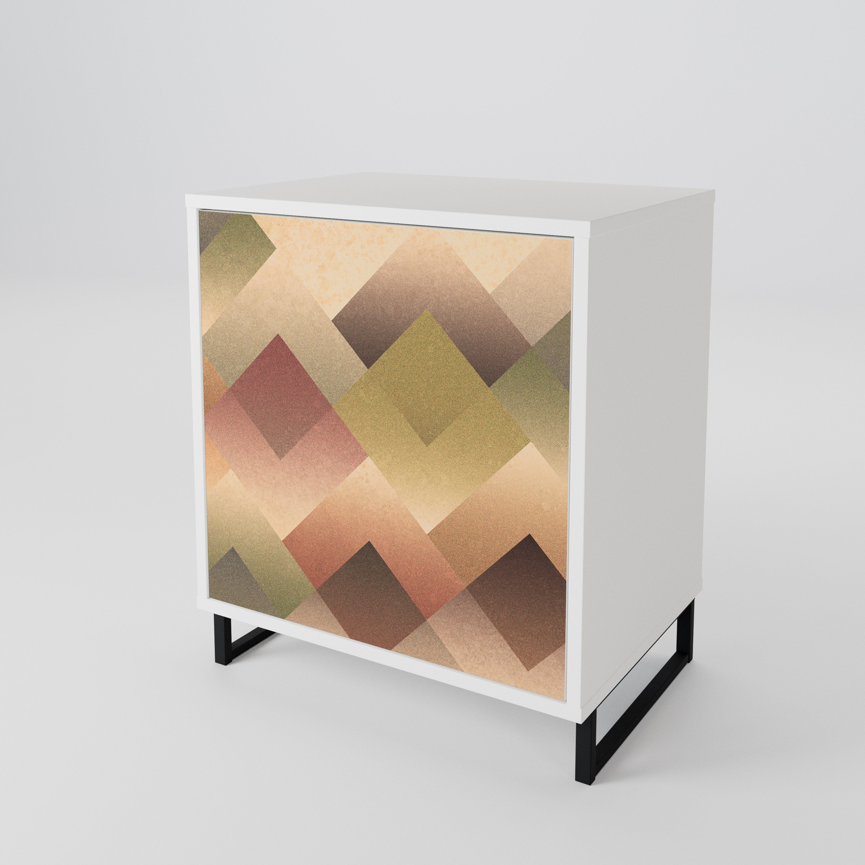 GEOMETRIC FUSION Jednodveřová komoda