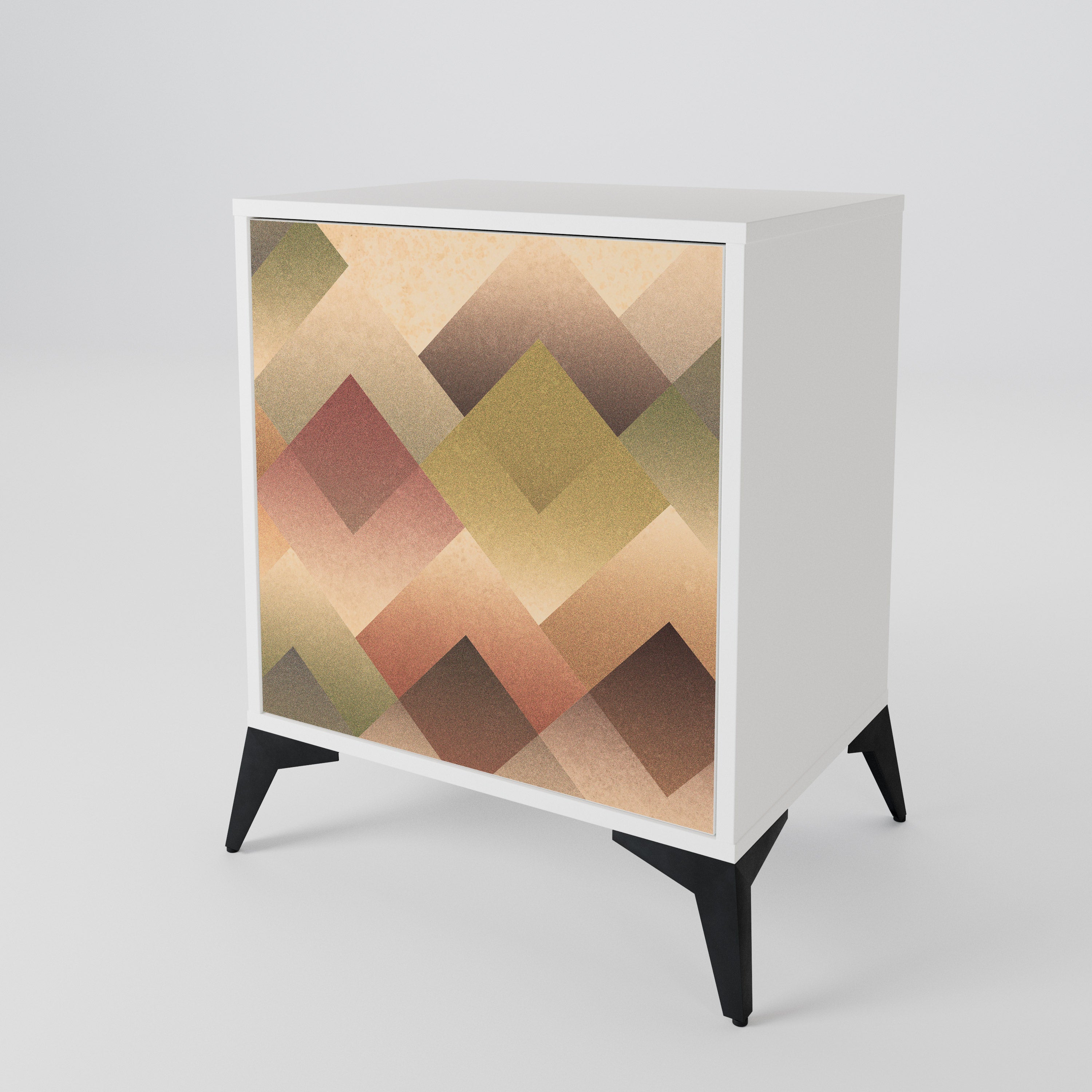 GEOMETRIC FUSION Jednodveřová komoda