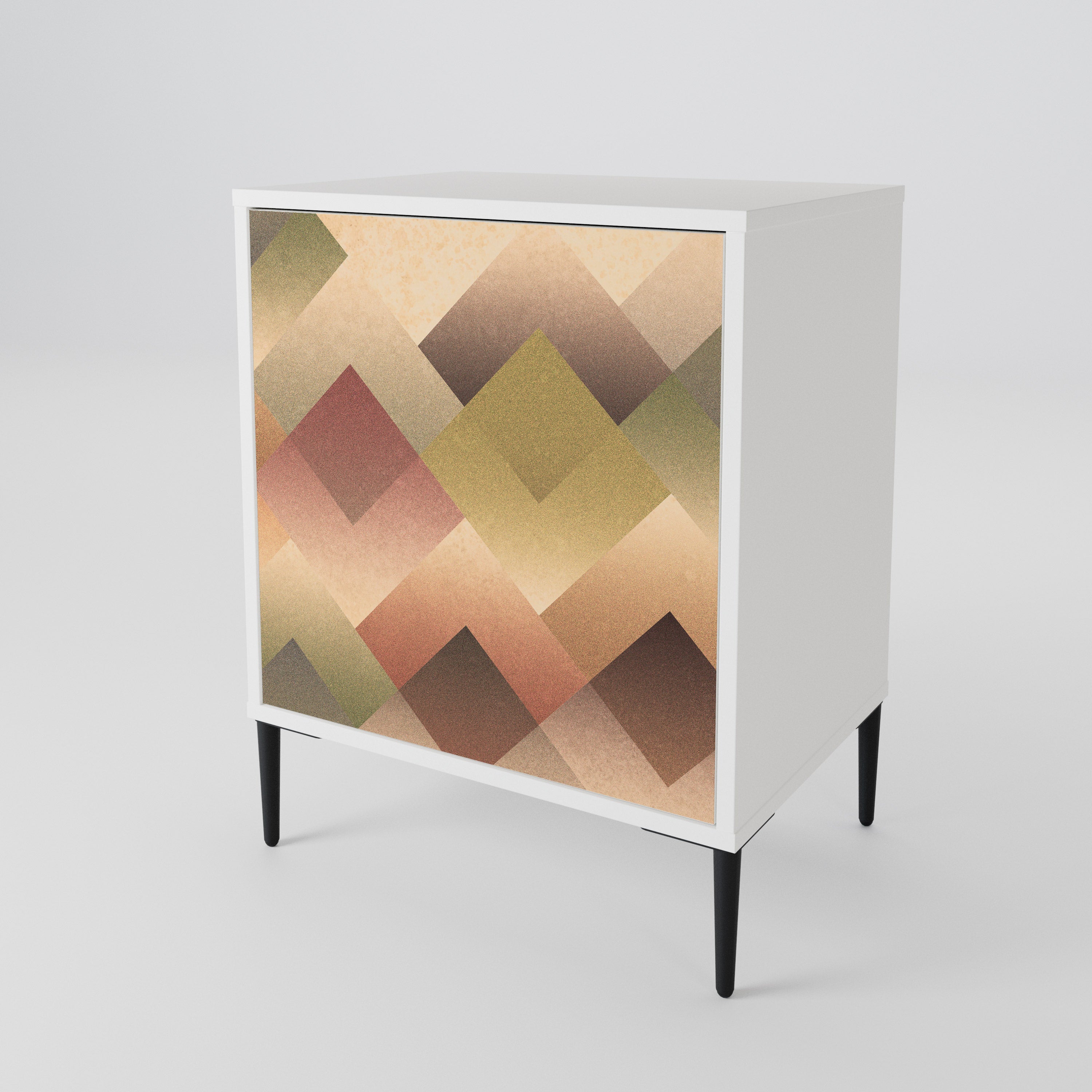 GEOMETRIC FUSION Jednodveřová komoda