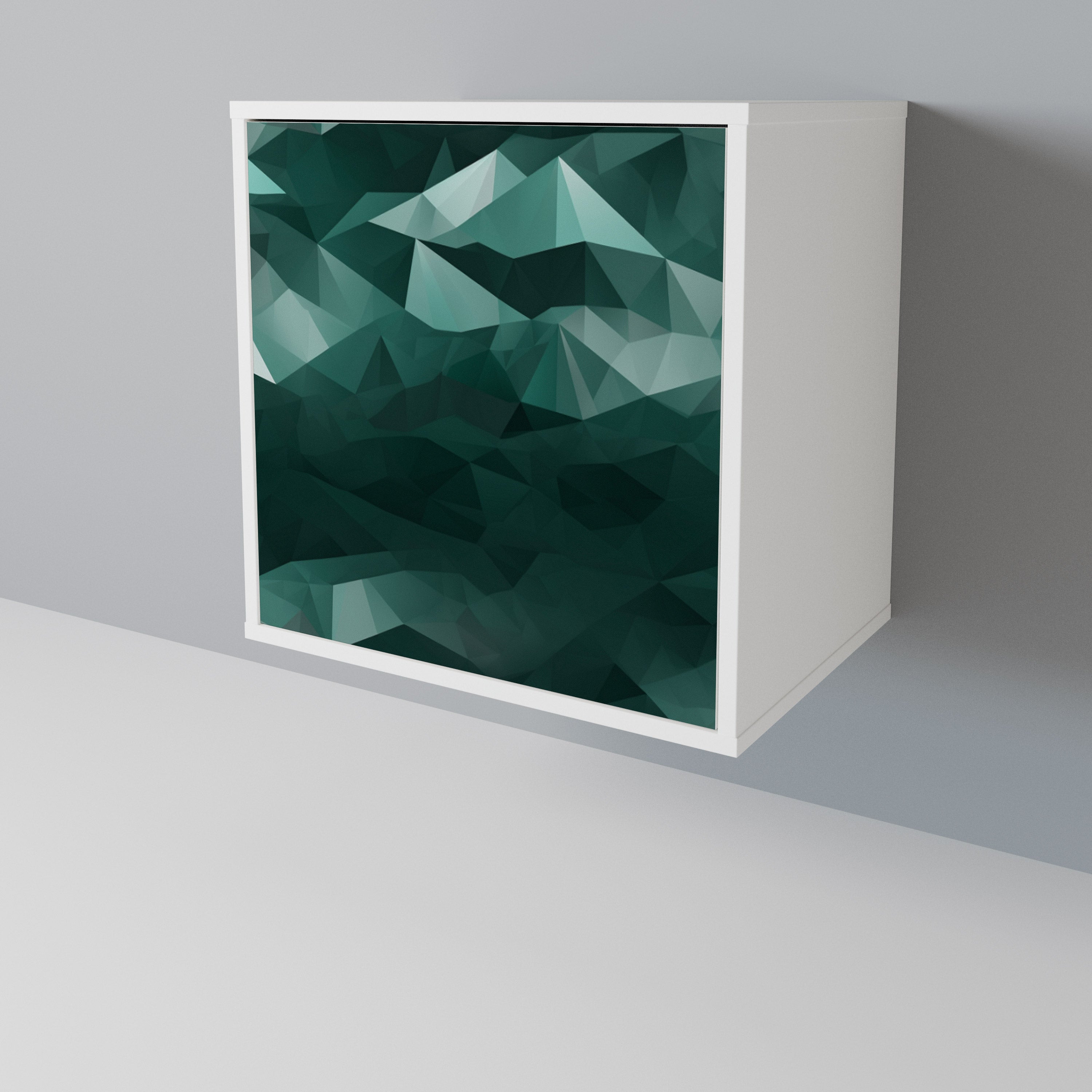 POLYGONAL FLOATING Jednodveřová komoda