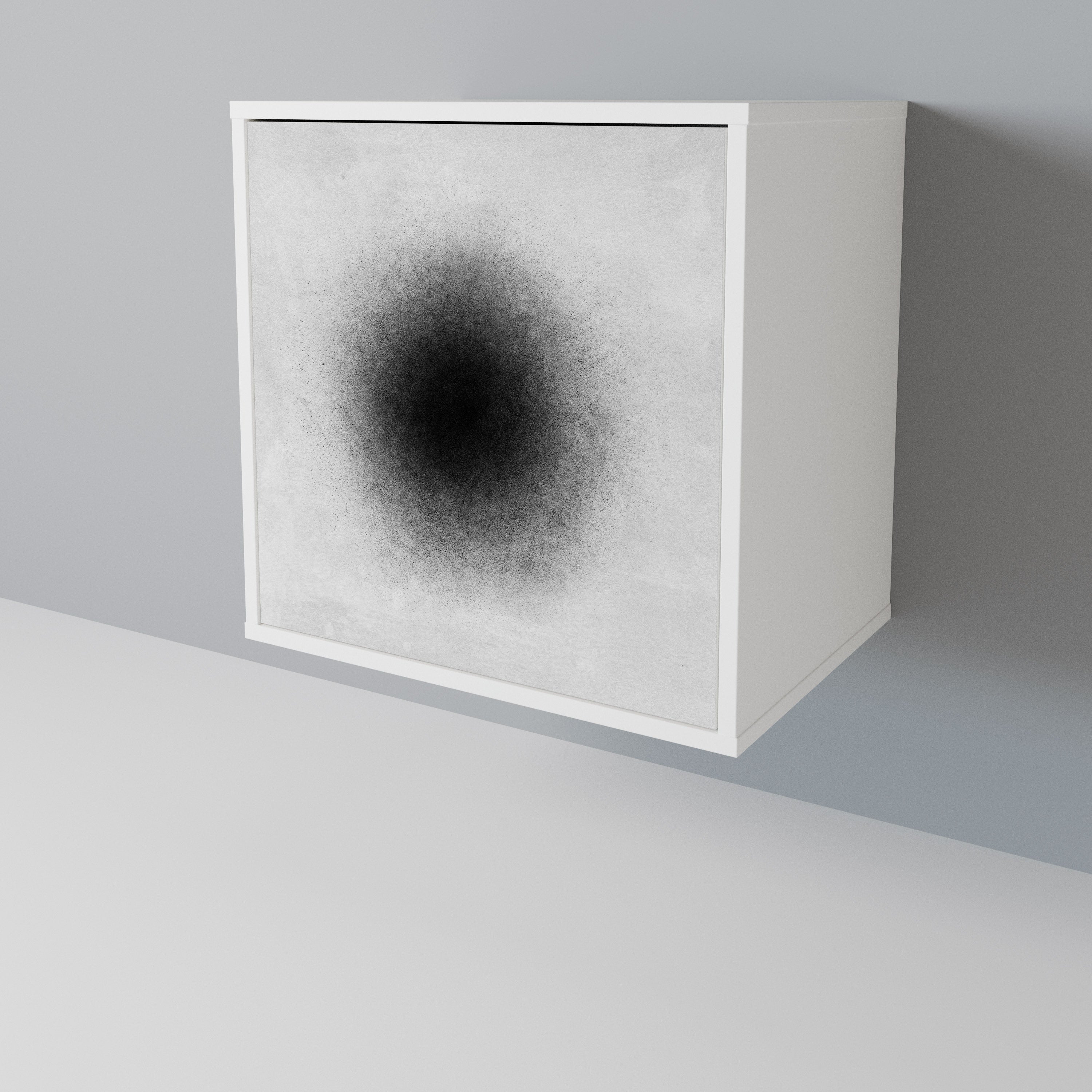 BLACK HOLE Jednodveřová komoda