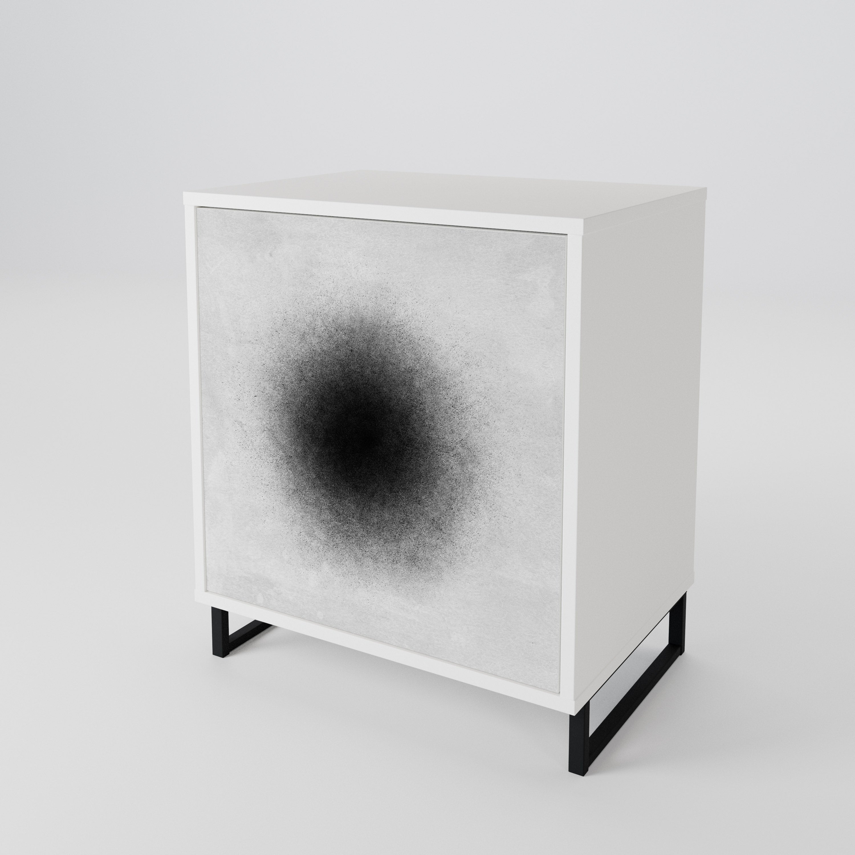 BLACK HOLE Jednodveřová komoda
