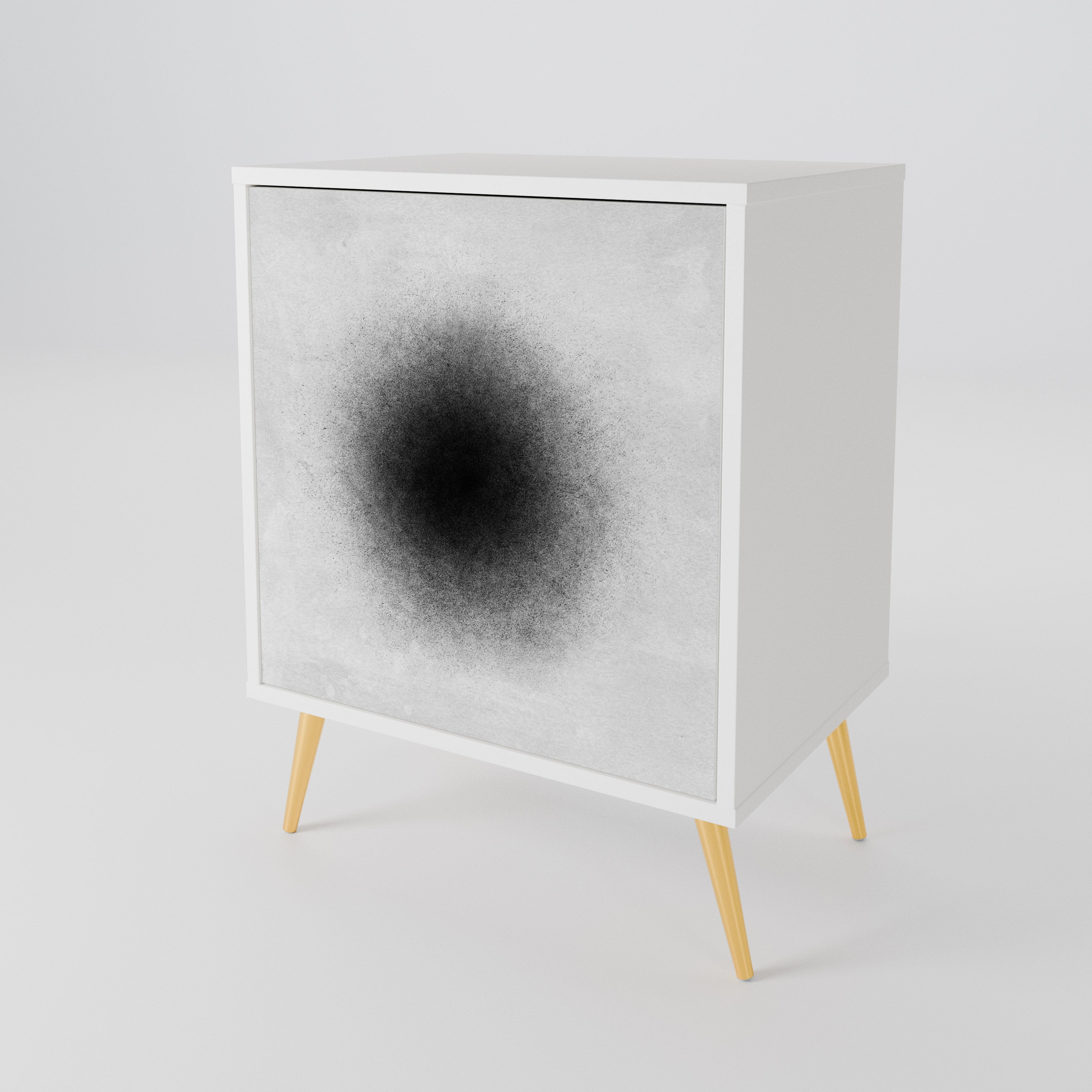 BLACK HOLE Jednodveřová komoda