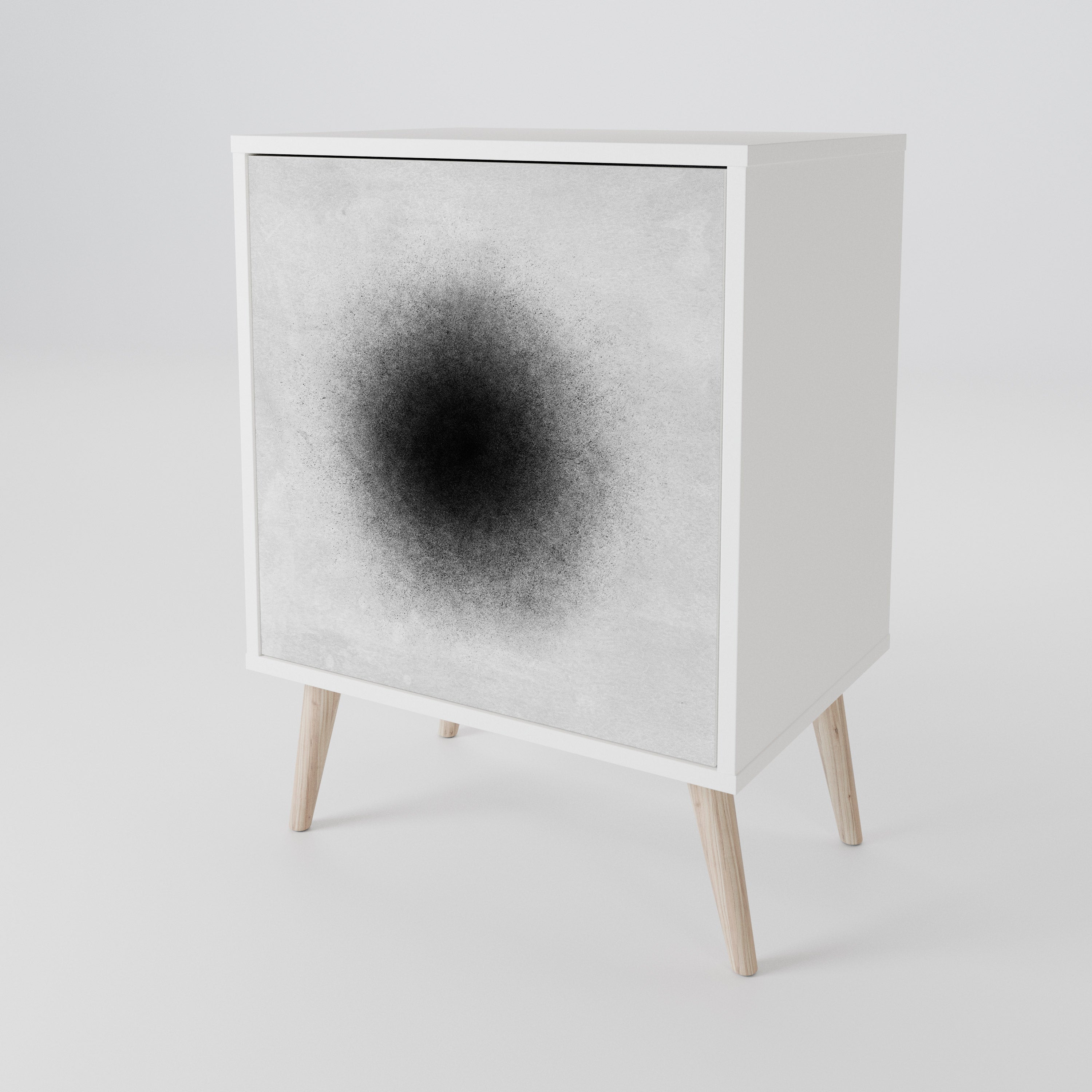 BLACK HOLE Jednodveřová komoda