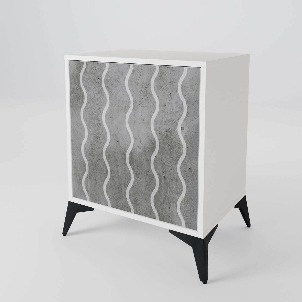 WAVES OF CONCRETE Jednodveřová komoda