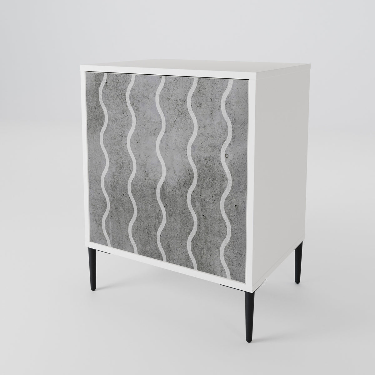 WAVES OF CONCRETE Jednodveřová komoda