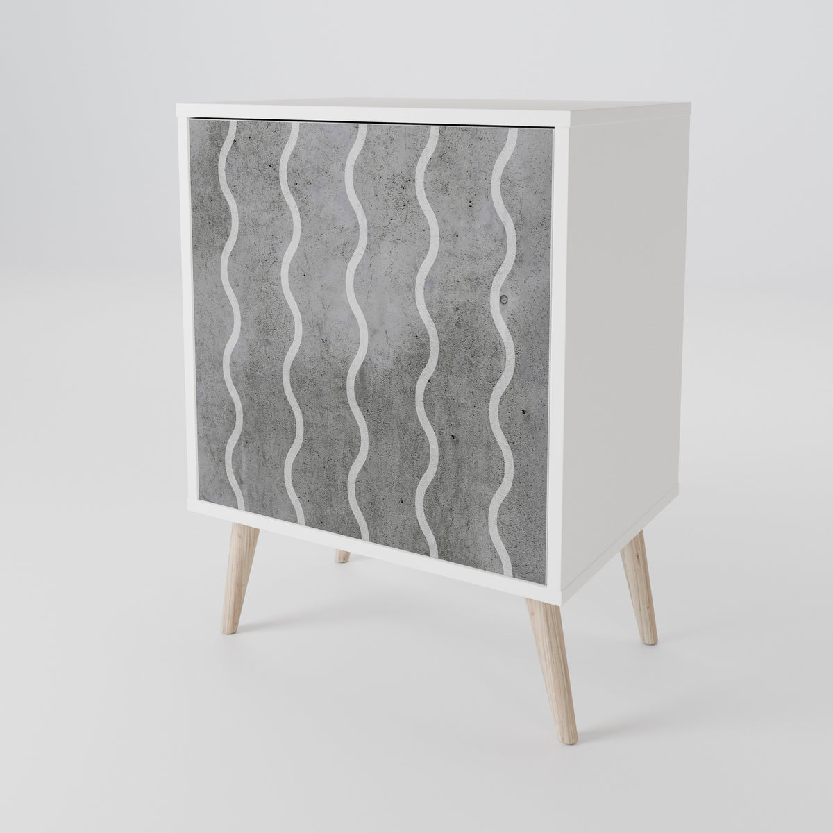 WAVES OF CONCRETE Jednodveřová komoda