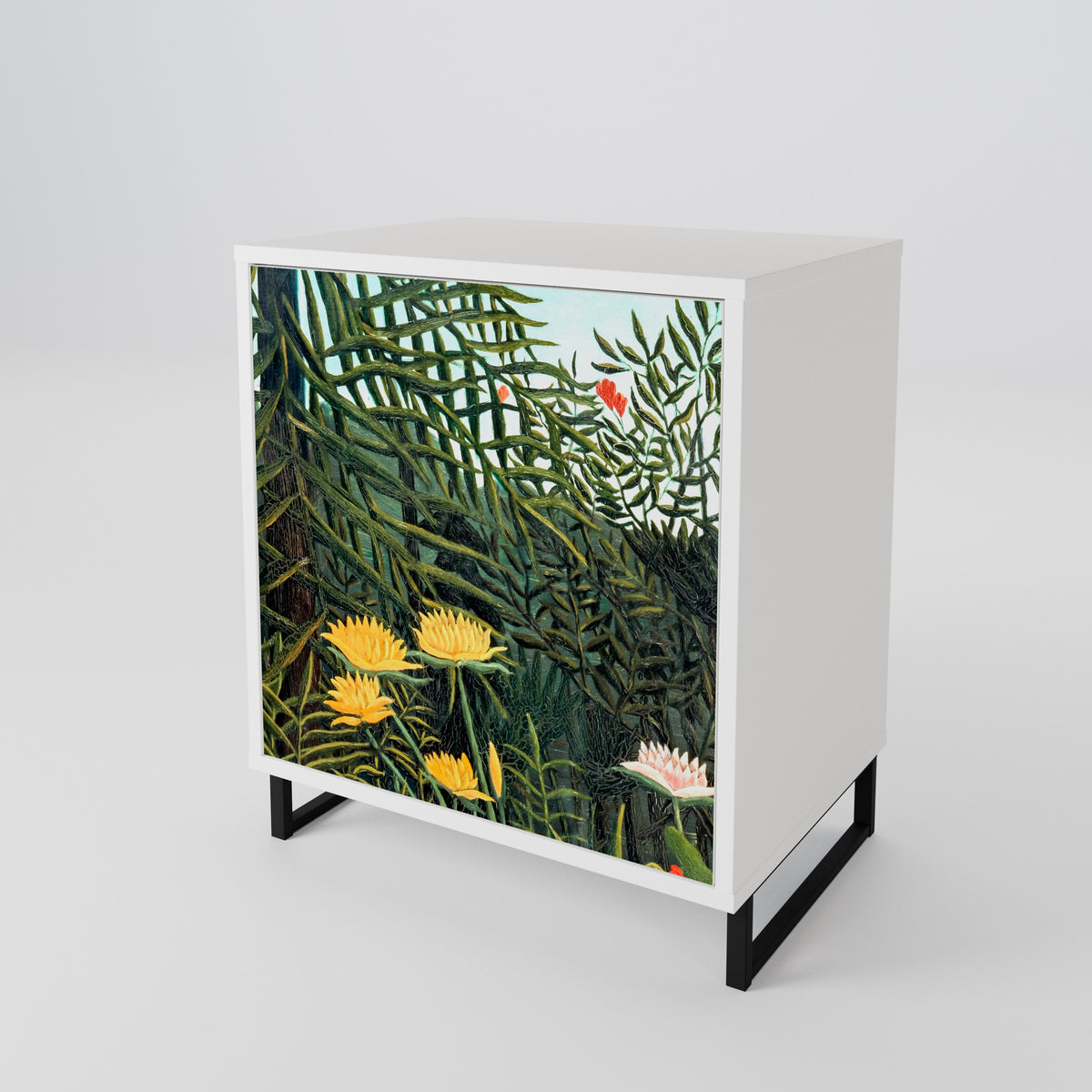 VIRGIN FOREST WITH SUNSET Jednodveřová komoda