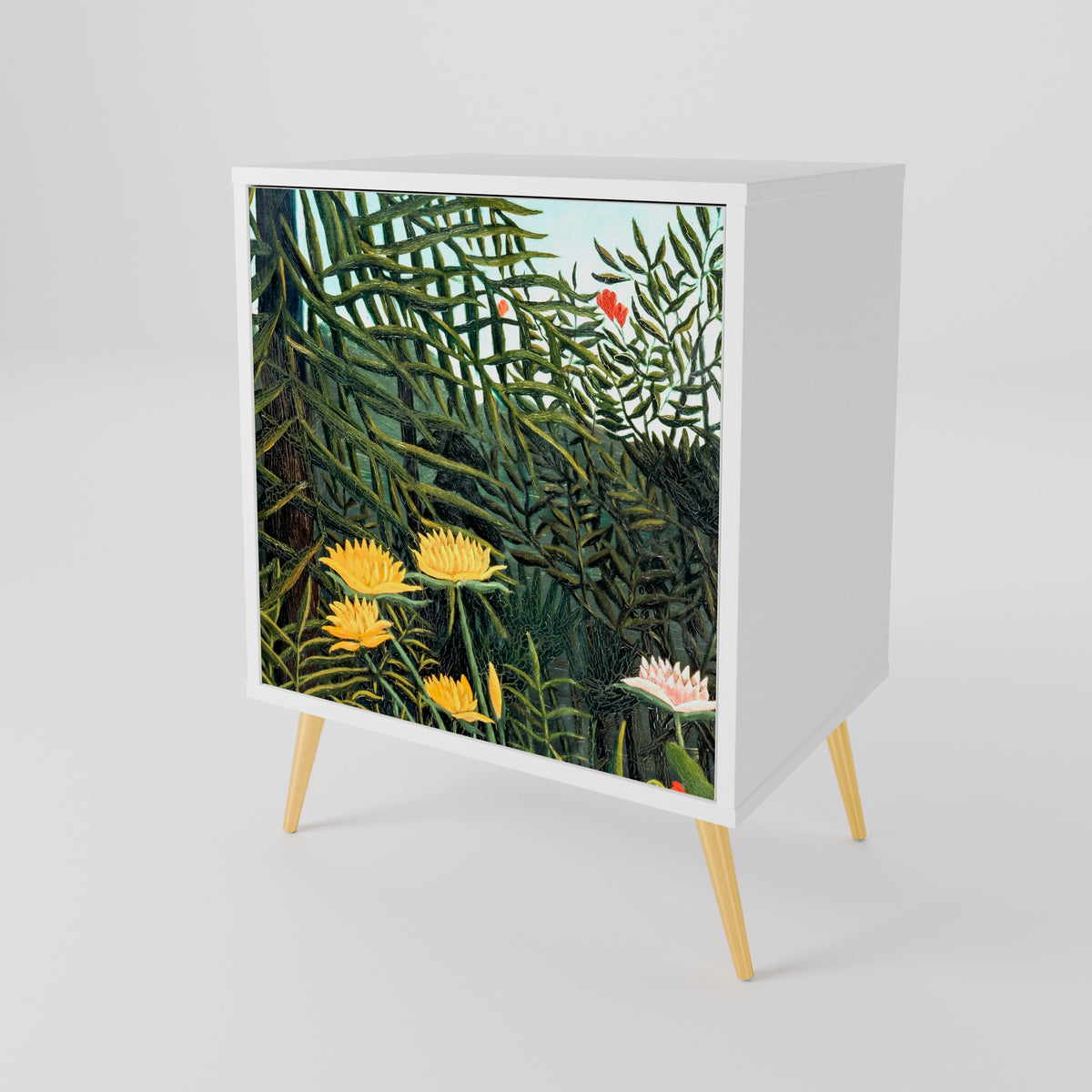 VIRGIN FOREST WITH SUNSET Jednodveřová komoda