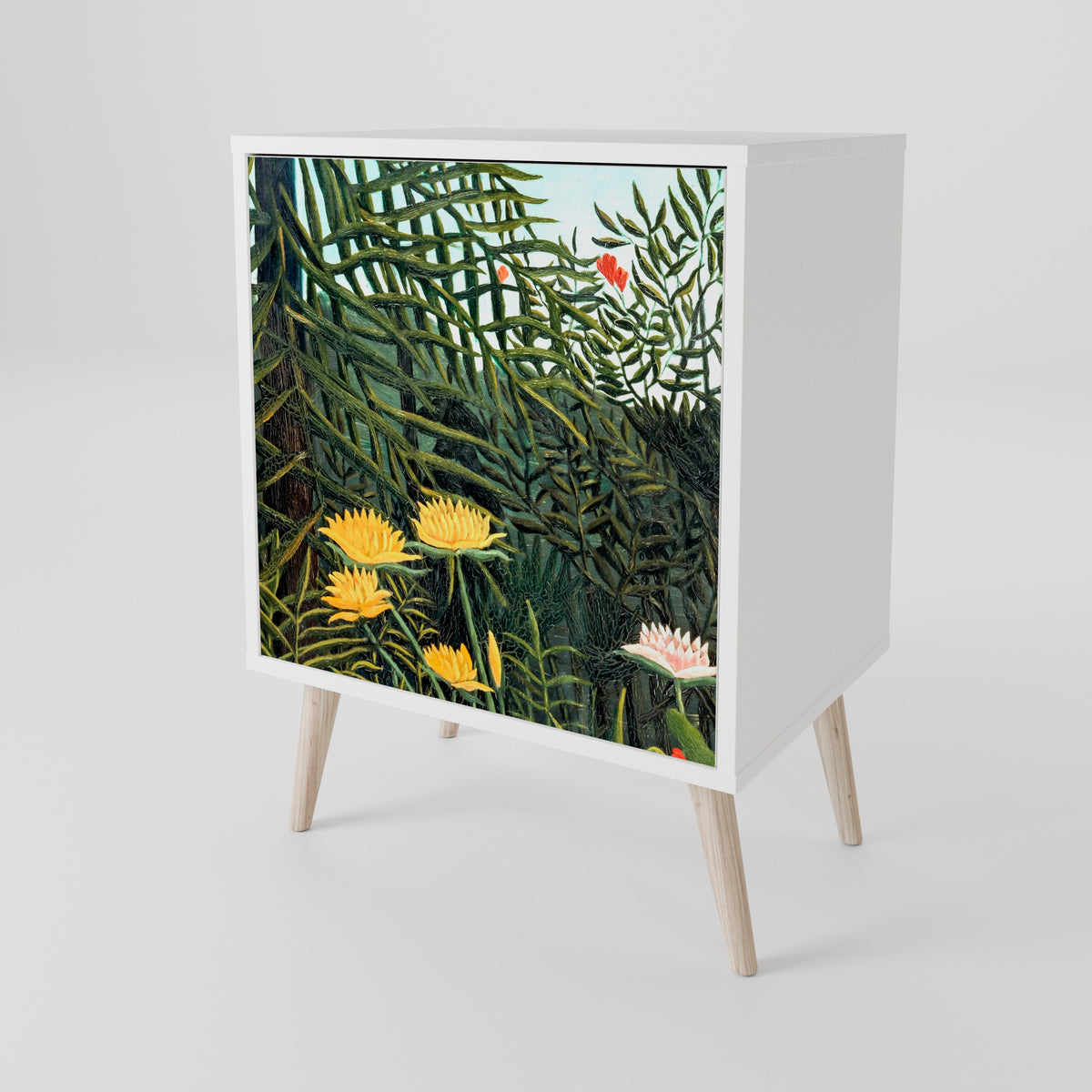 VIRGIN FOREST WITH SUNSET Jednodveřová komoda