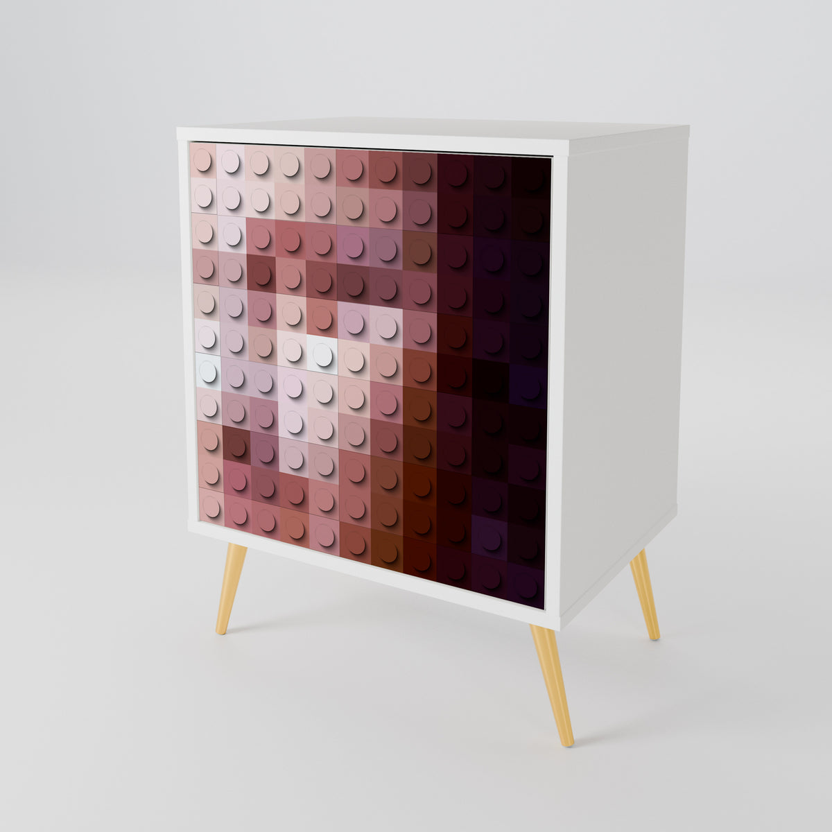 CONSTRUCTIVE ART Jednodveřová komoda