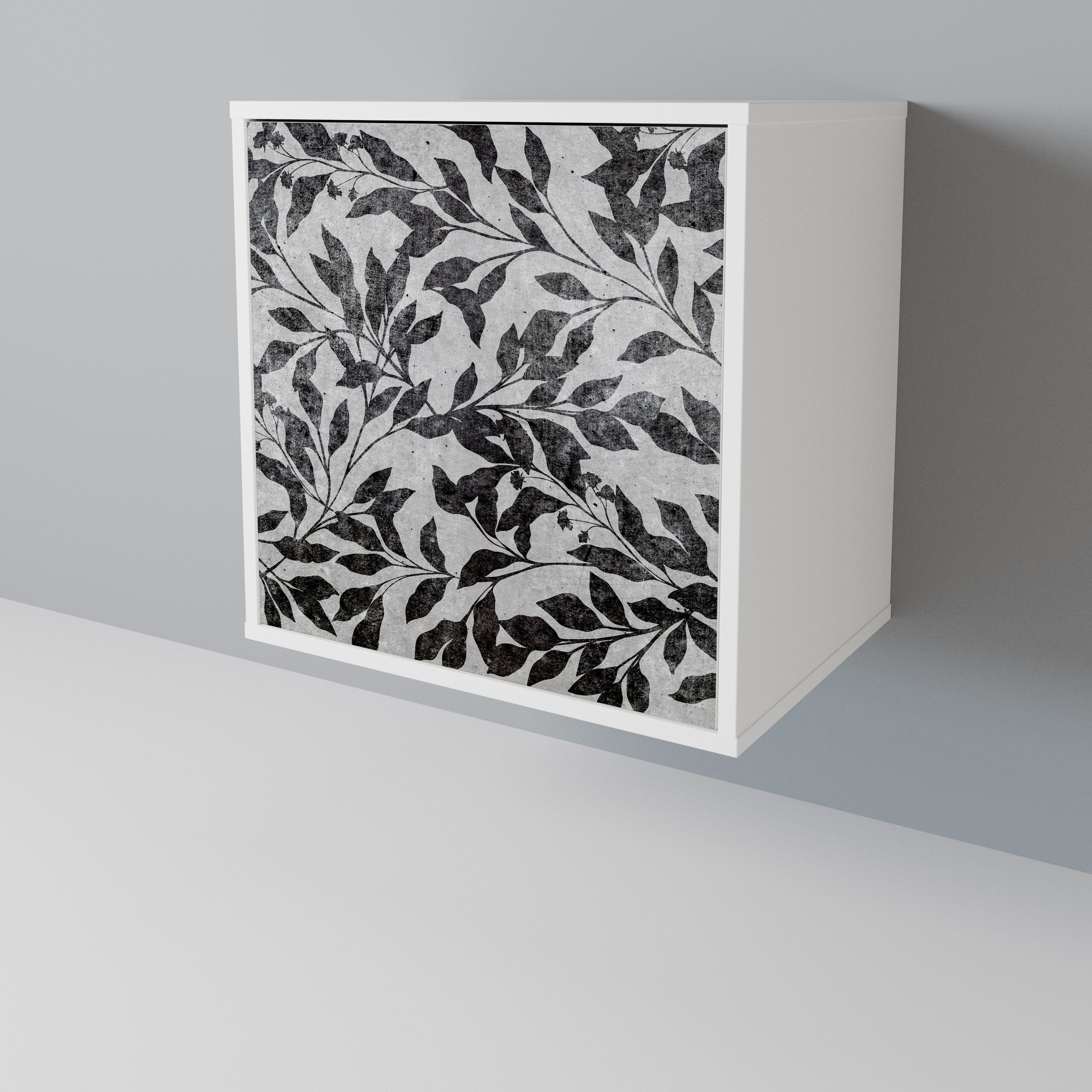 CHARCOAL SPROUT Jednodveřová komoda