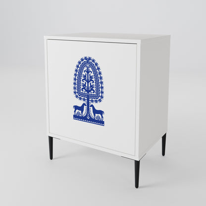 POLISH FOLK ART Jednodveřová komoda
