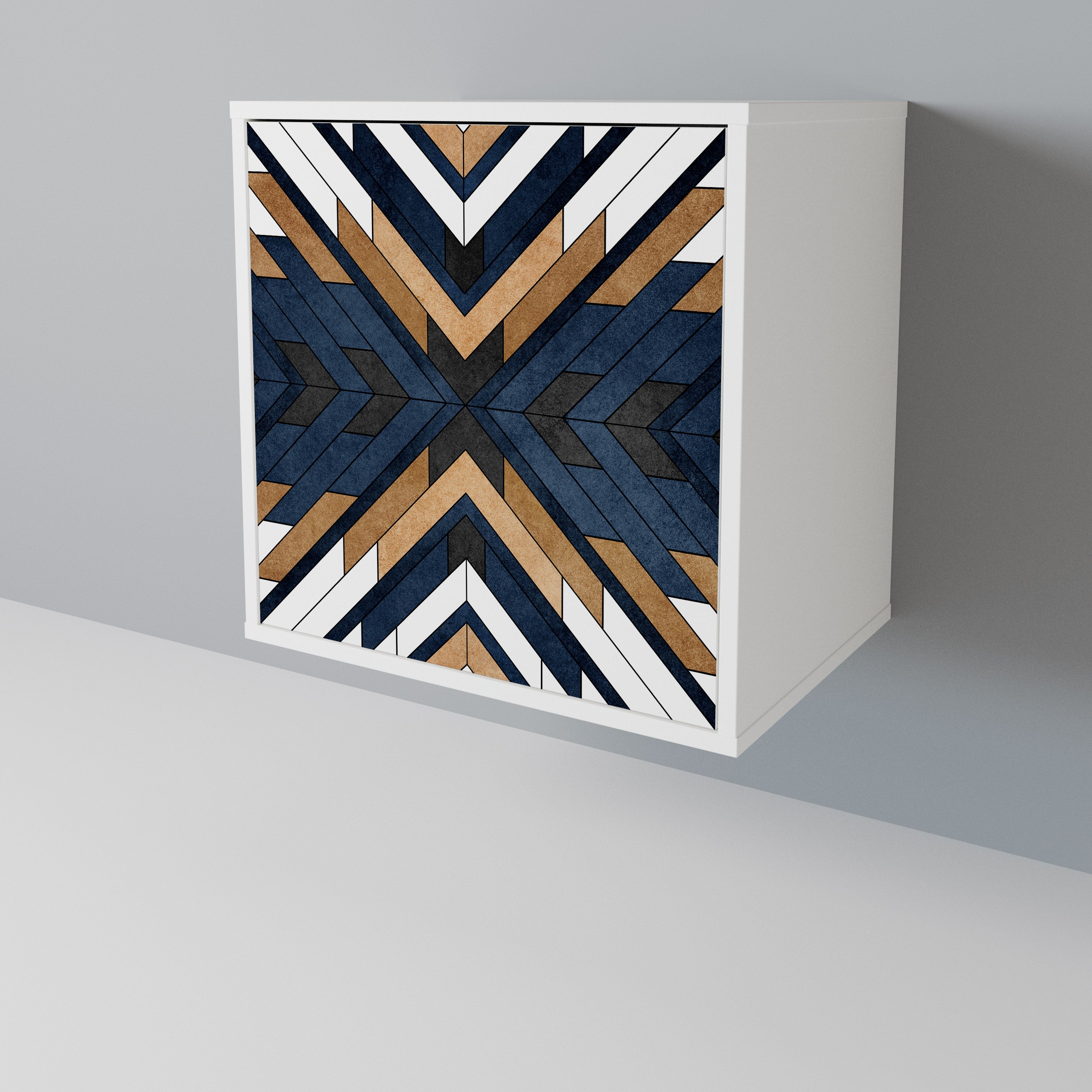 ARTFUL GEOMETRY Jednodveřová komoda
