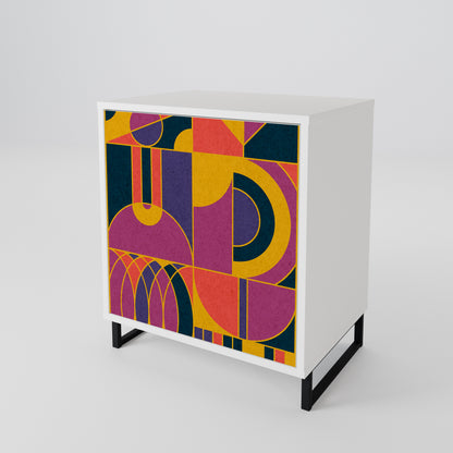 ELECTRIC PATTERNS Jednodveřová komoda