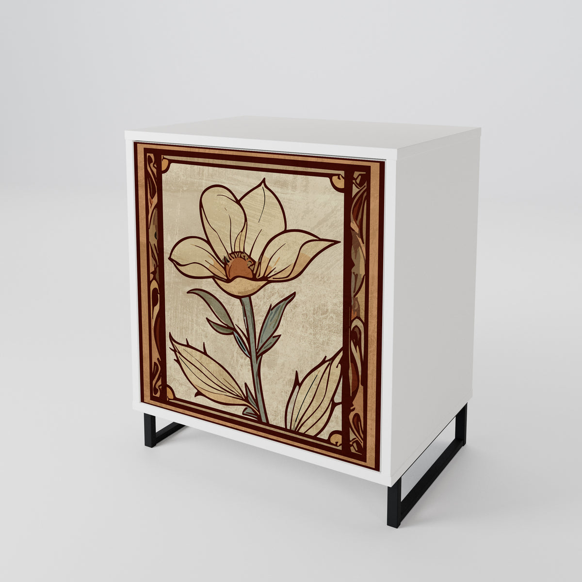 TIMELESS FLORA Jednodveřová komoda