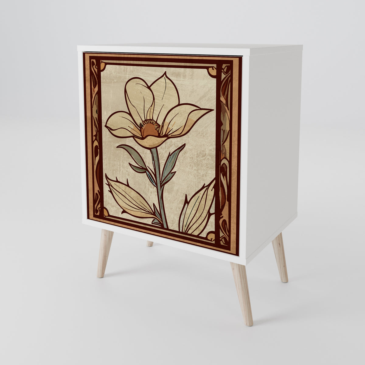 TIMELESS FLORA Jednodveřová komoda