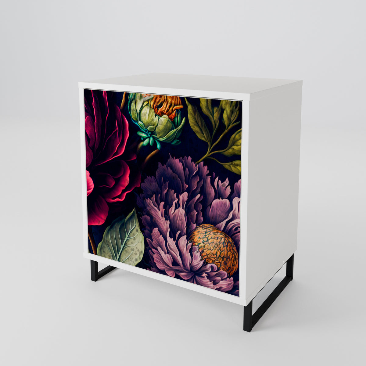 BLOOMING ELEGANCE Jednodveřová komoda