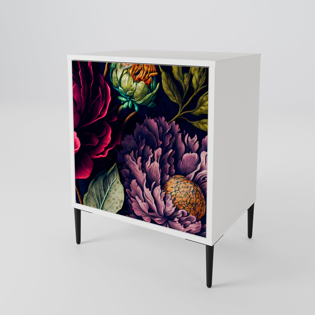 BLOOMING ELEGANCE Jednodveřová komoda