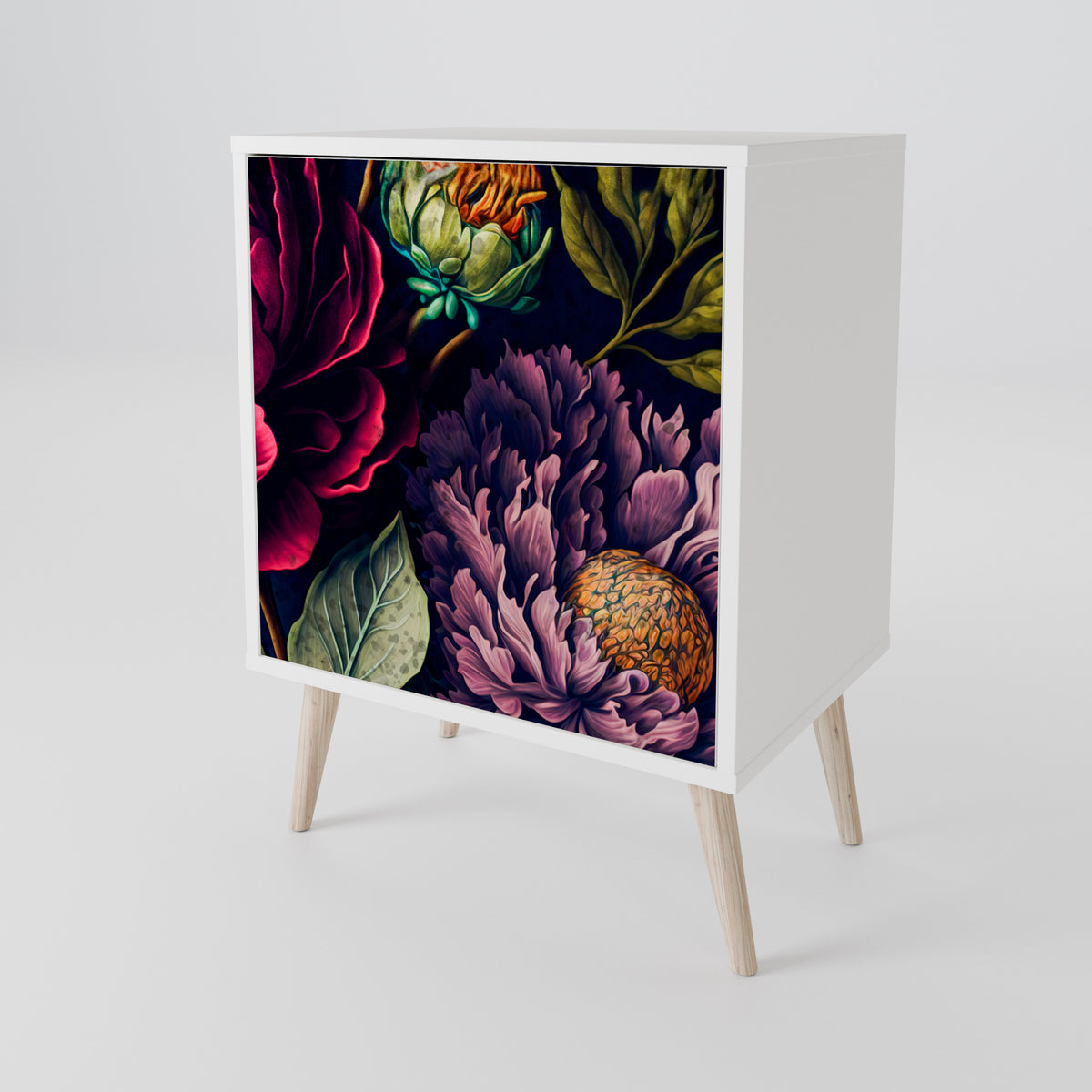 BLOOMING ELEGANCE Jednodveřová komoda