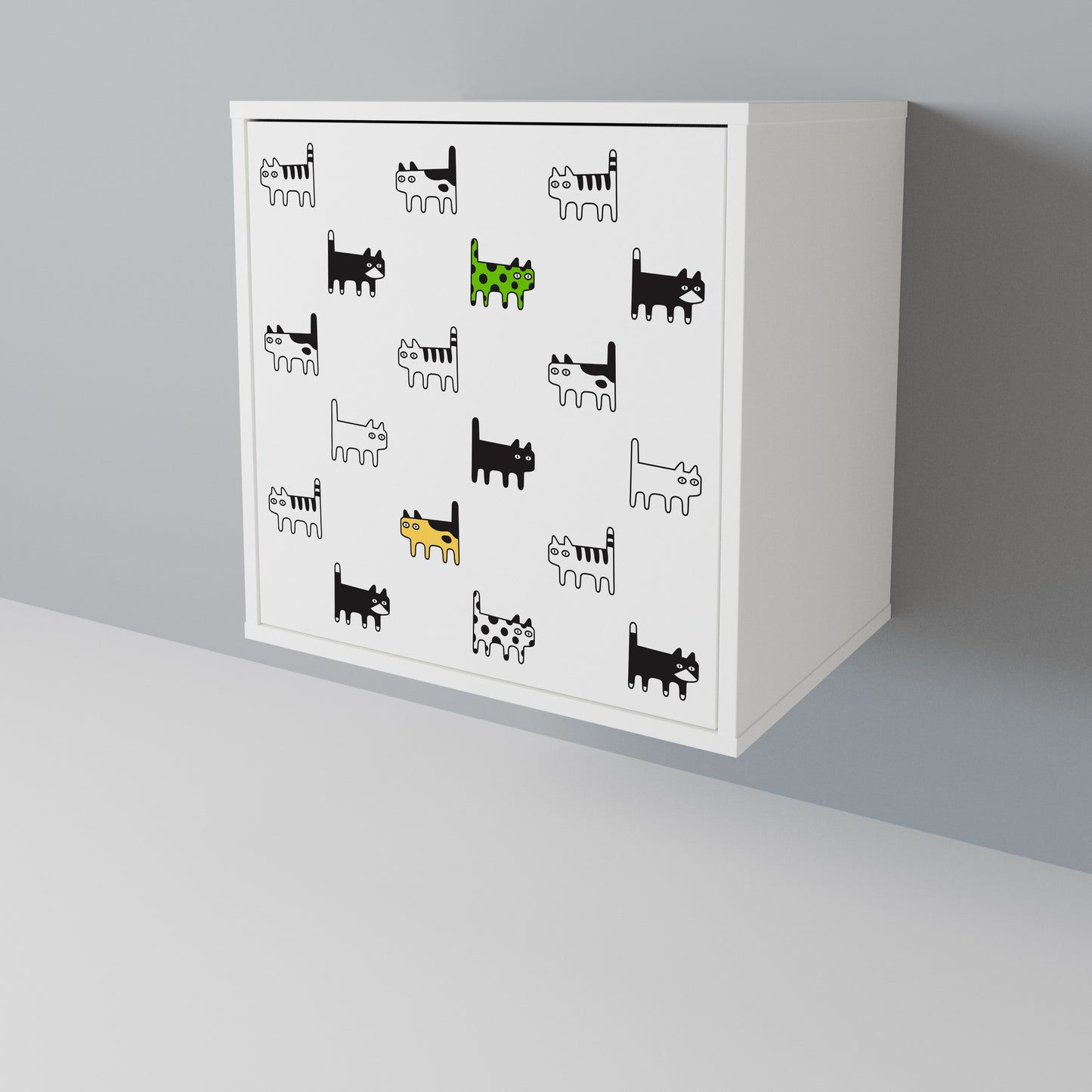 CATS COMPILATION Jednodveřová komoda