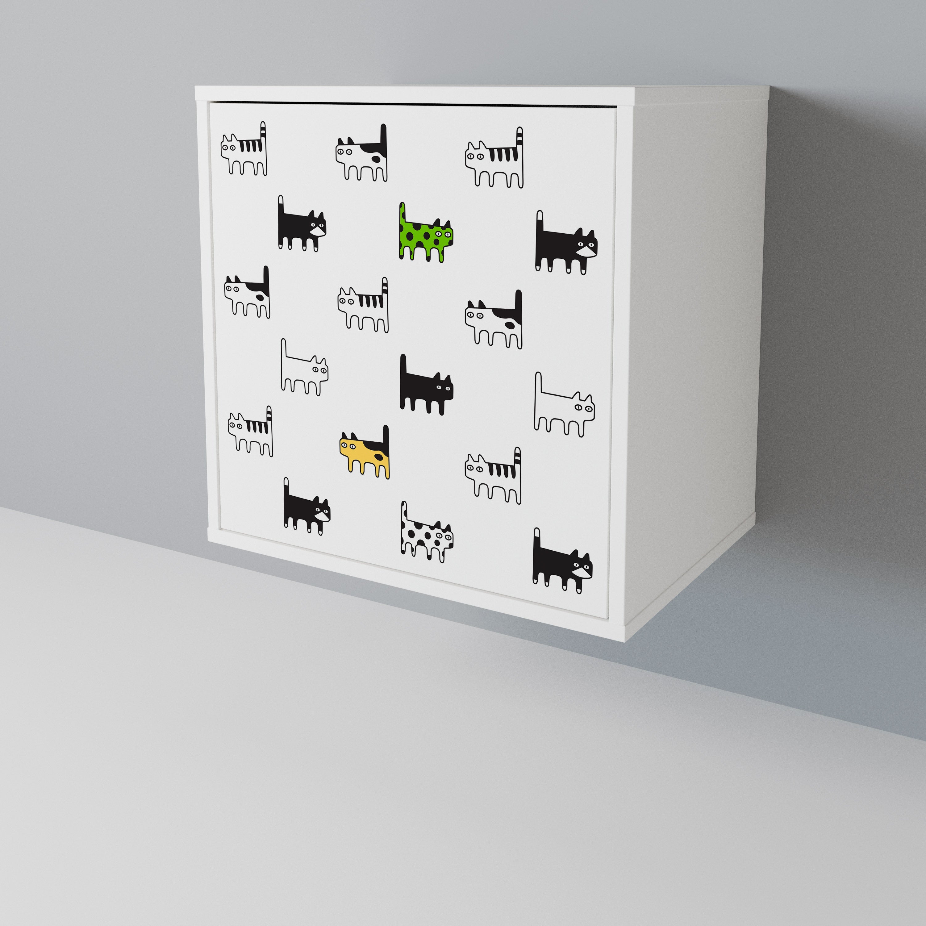 CATS COMPILATION Jednodveřová komoda