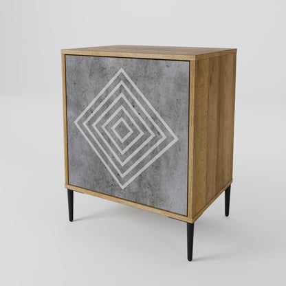 POLYGONAL ARTISTRY Jednodveřová komoda