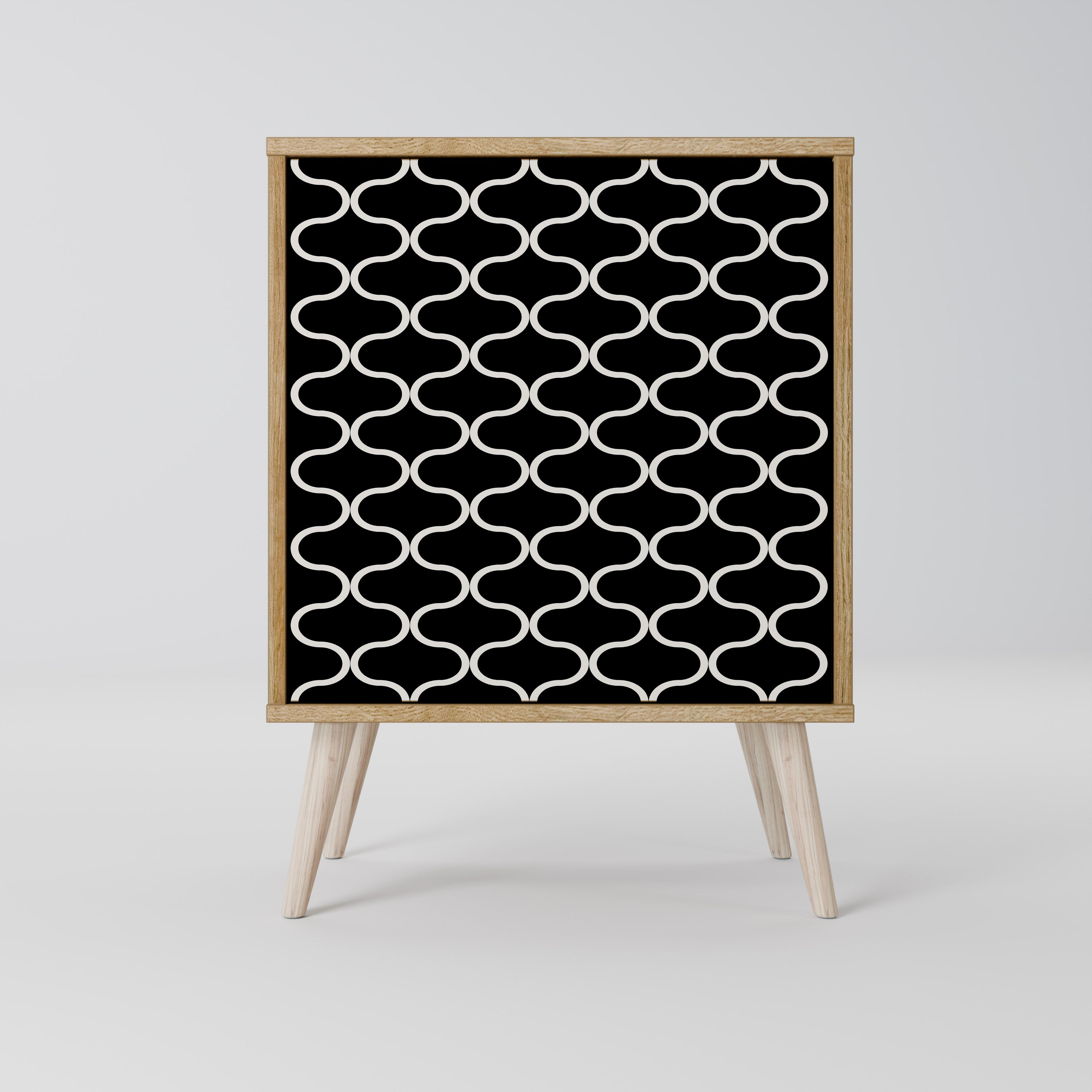 TESSELATED BLACKNESS 1-Door Sideboard