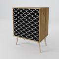 TESSELATED BLACKNESS 1-Door Sideboard