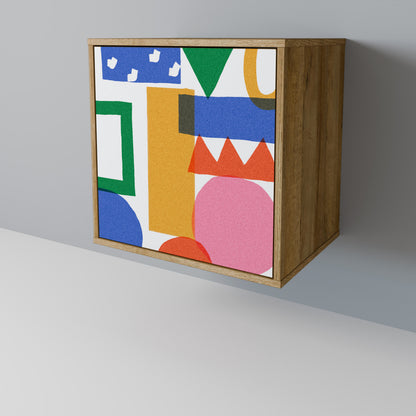 GEOMETRIC GLIMMER Jednodveřová komoda