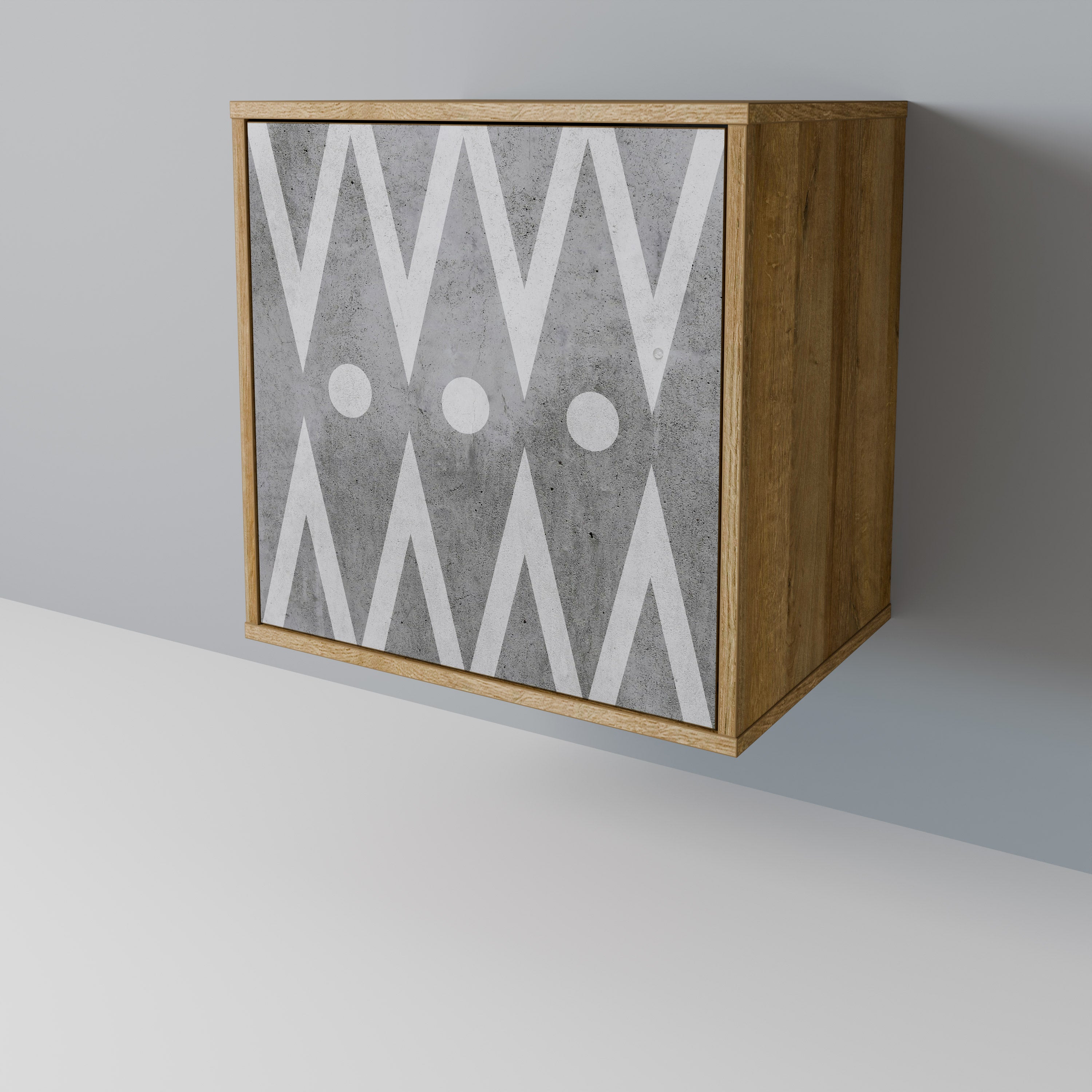 SHARP EDGES 1-Door Sideboard