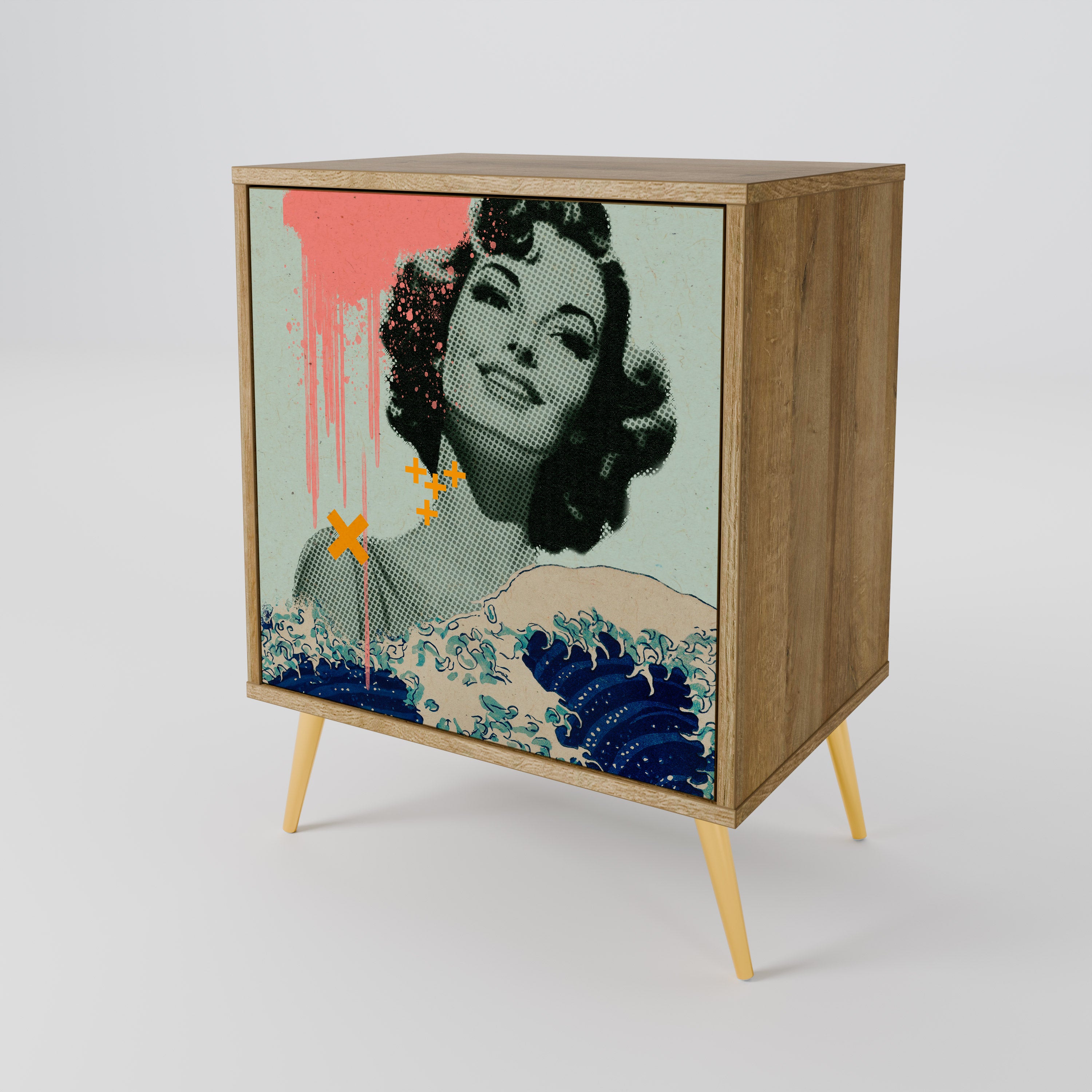 KANAGAWA BEAUTY 1-Door Sideboard