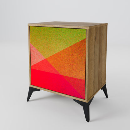 VIVID GEOMETRY Jednodveřová komoda
