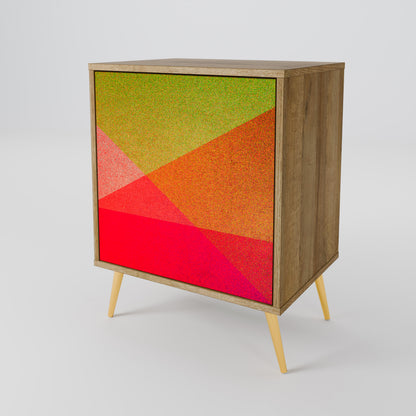 VIVID GEOMETRY Jednodveřová komoda
