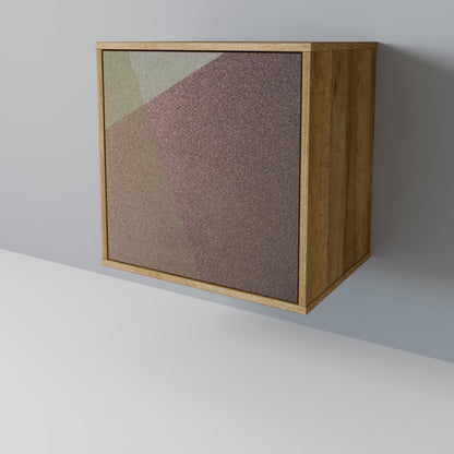 BEIGE GEOMETRY Jednodveřová komoda