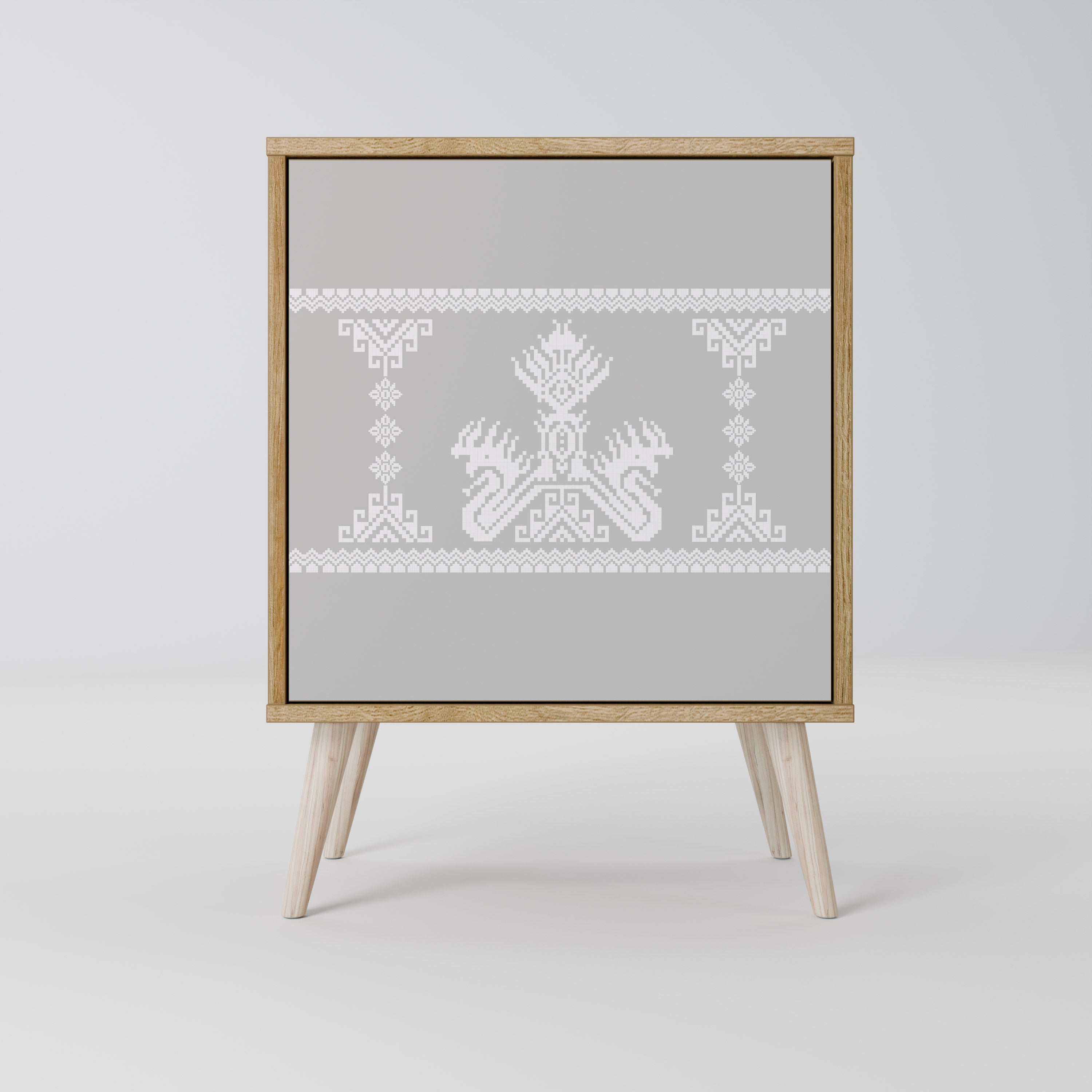 THAI GRAY 1-Door Sideboard