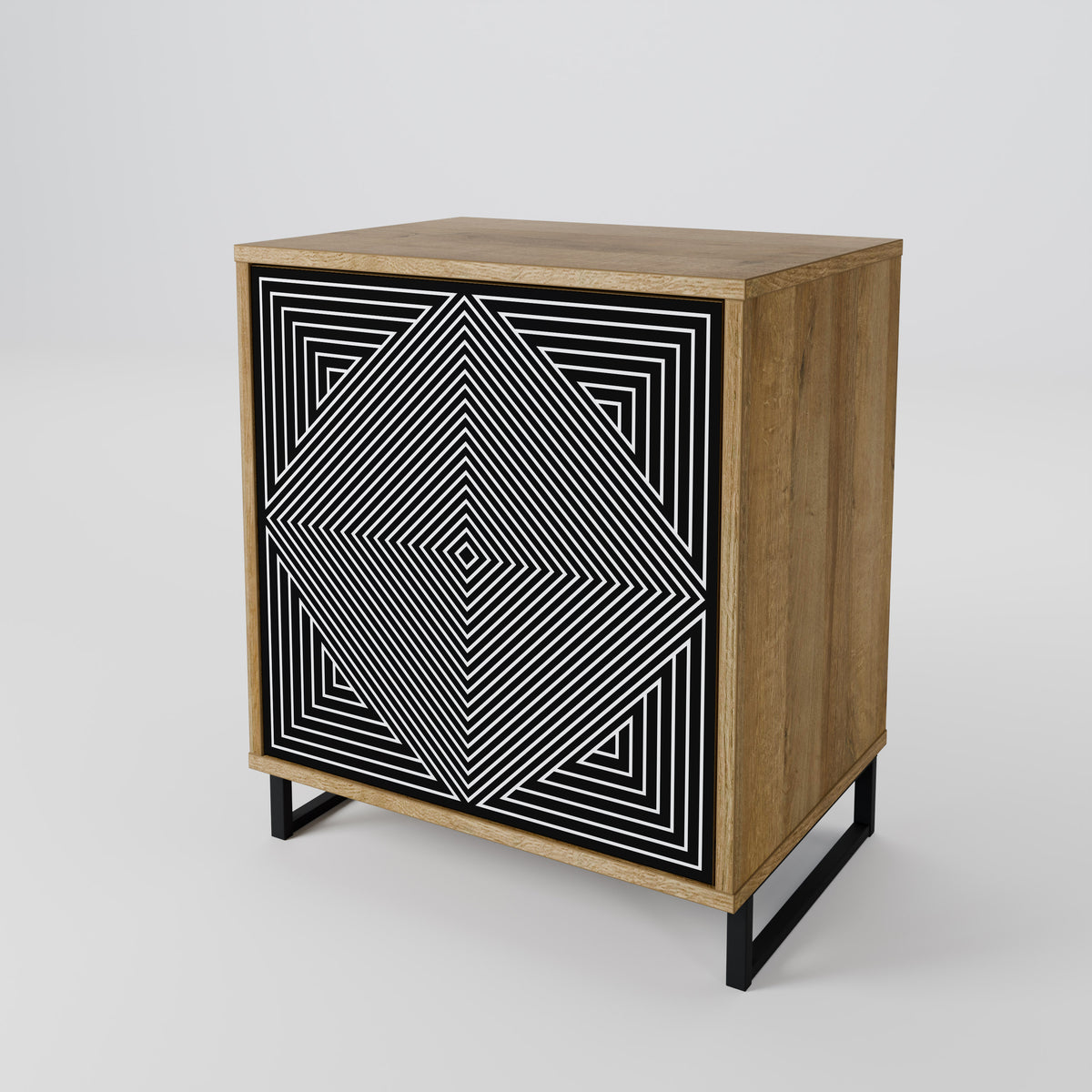 POLYGON ILLUSION Jednodveřová komoda