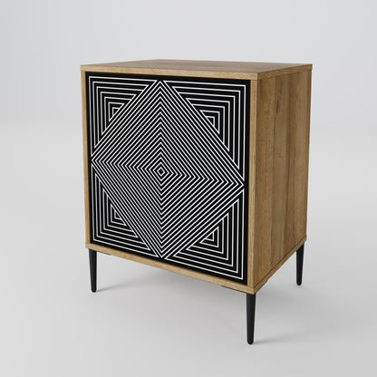 POLYGON ILLUSION Jednodveřová komoda
