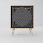 POLYGON ILLUSION 1-Door Sideboard