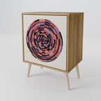 BROWN CIRCLES 1-Door Sideboard