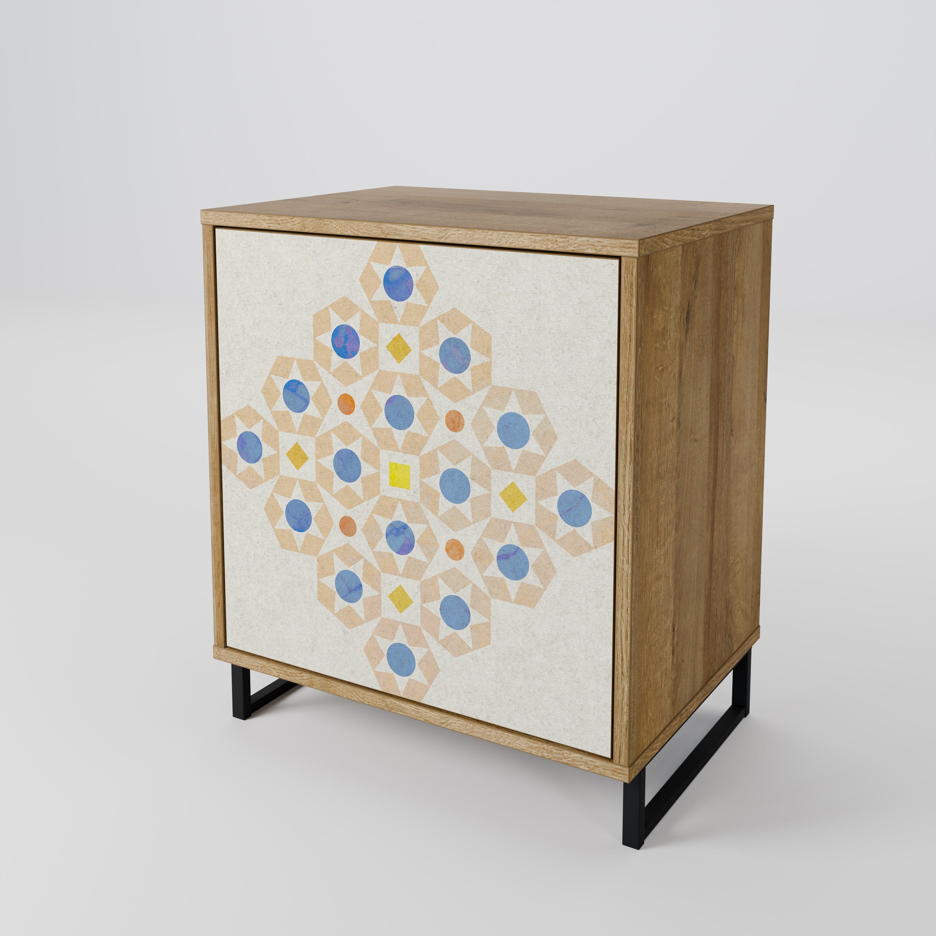 PATTERNED PRISM 1-Door Sideboard