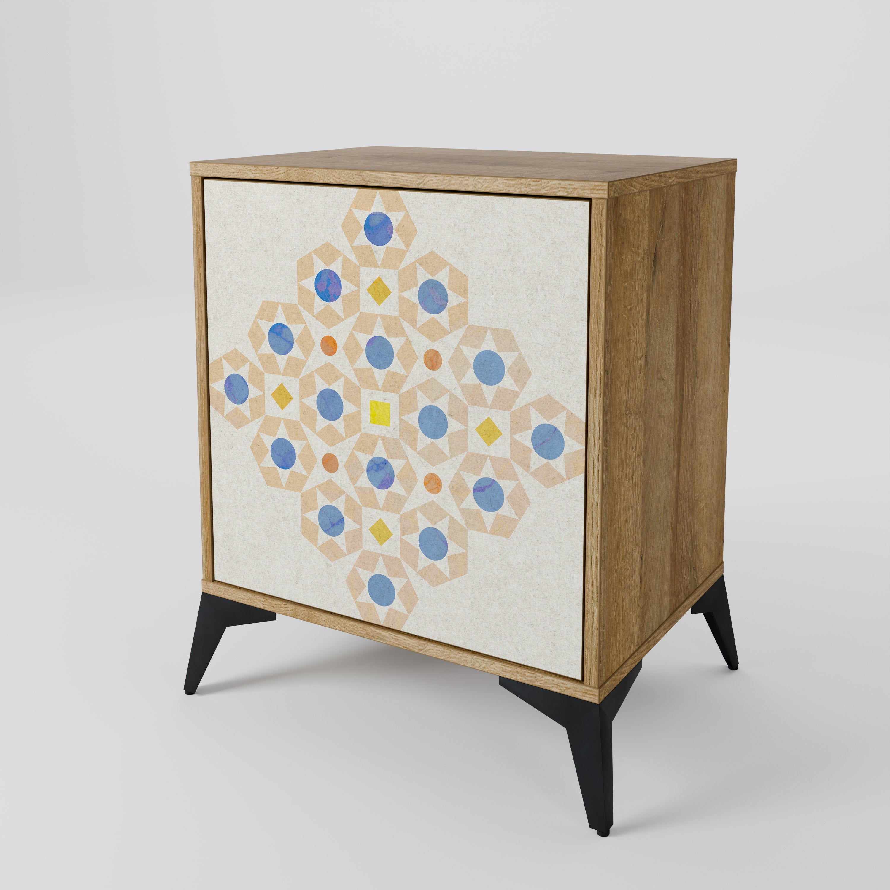 PATTERNED PRISM 1-Door Sideboard