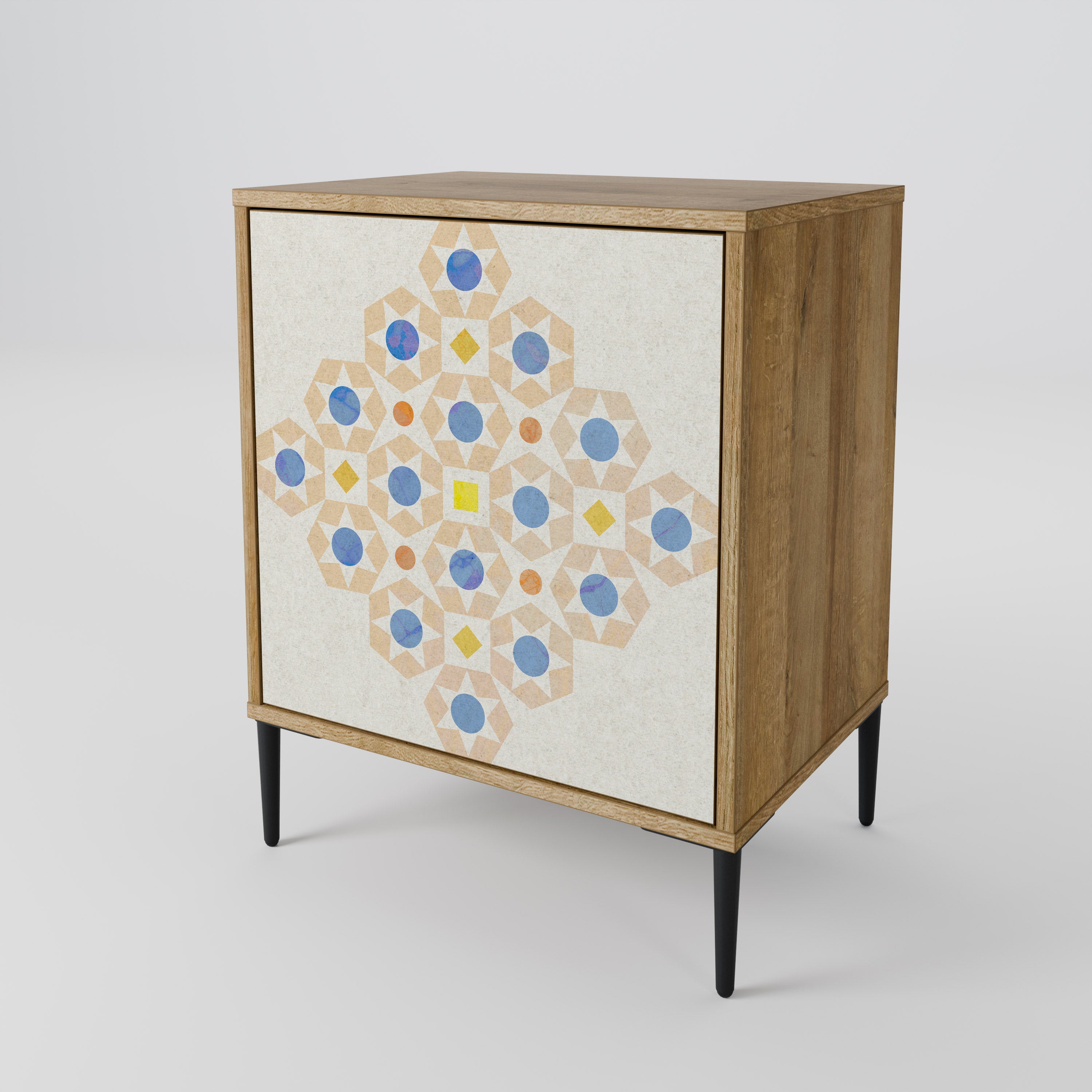 PATTERNED PRISM 1-Door Sideboard