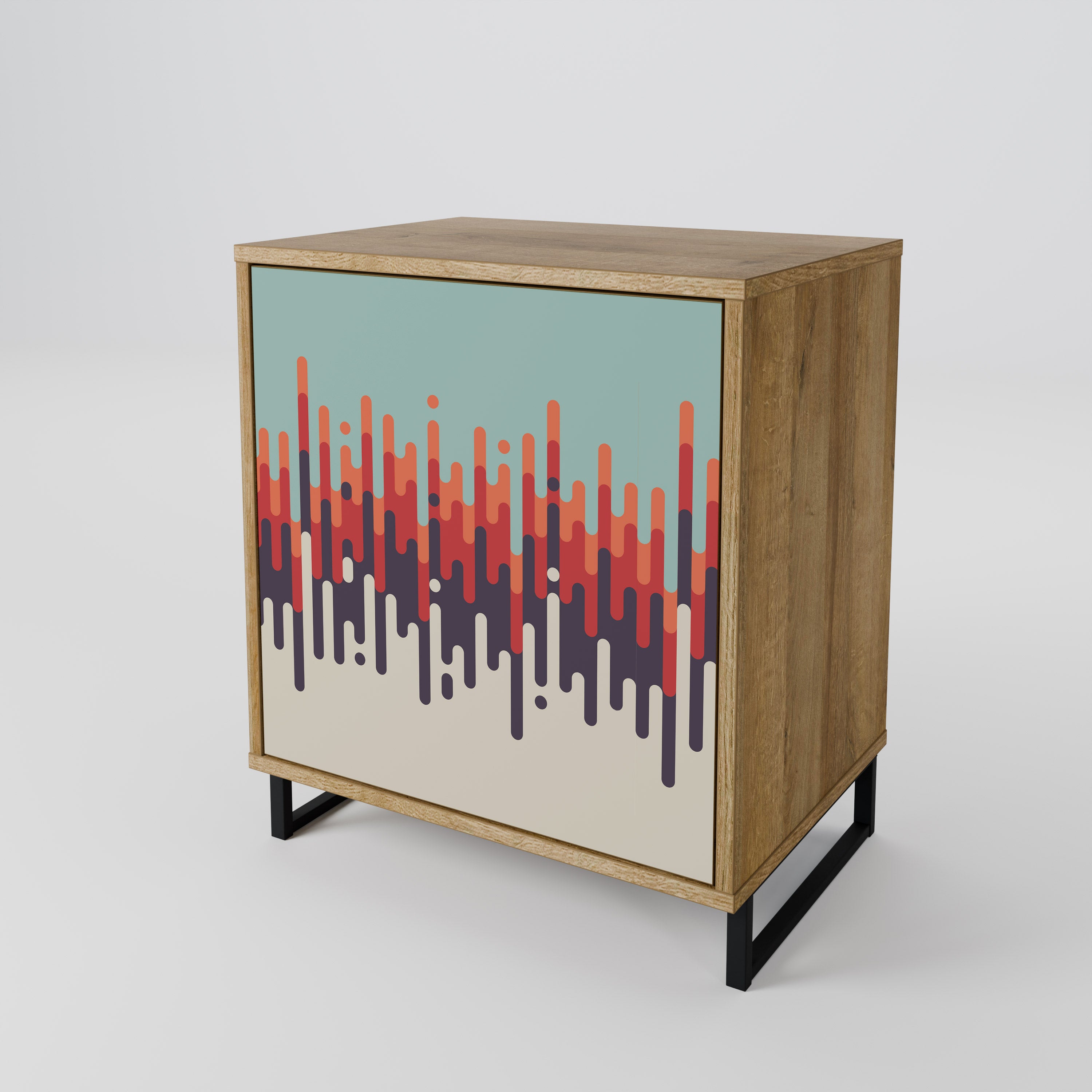 CHROMA CONTOURS 1-Door Sideboard