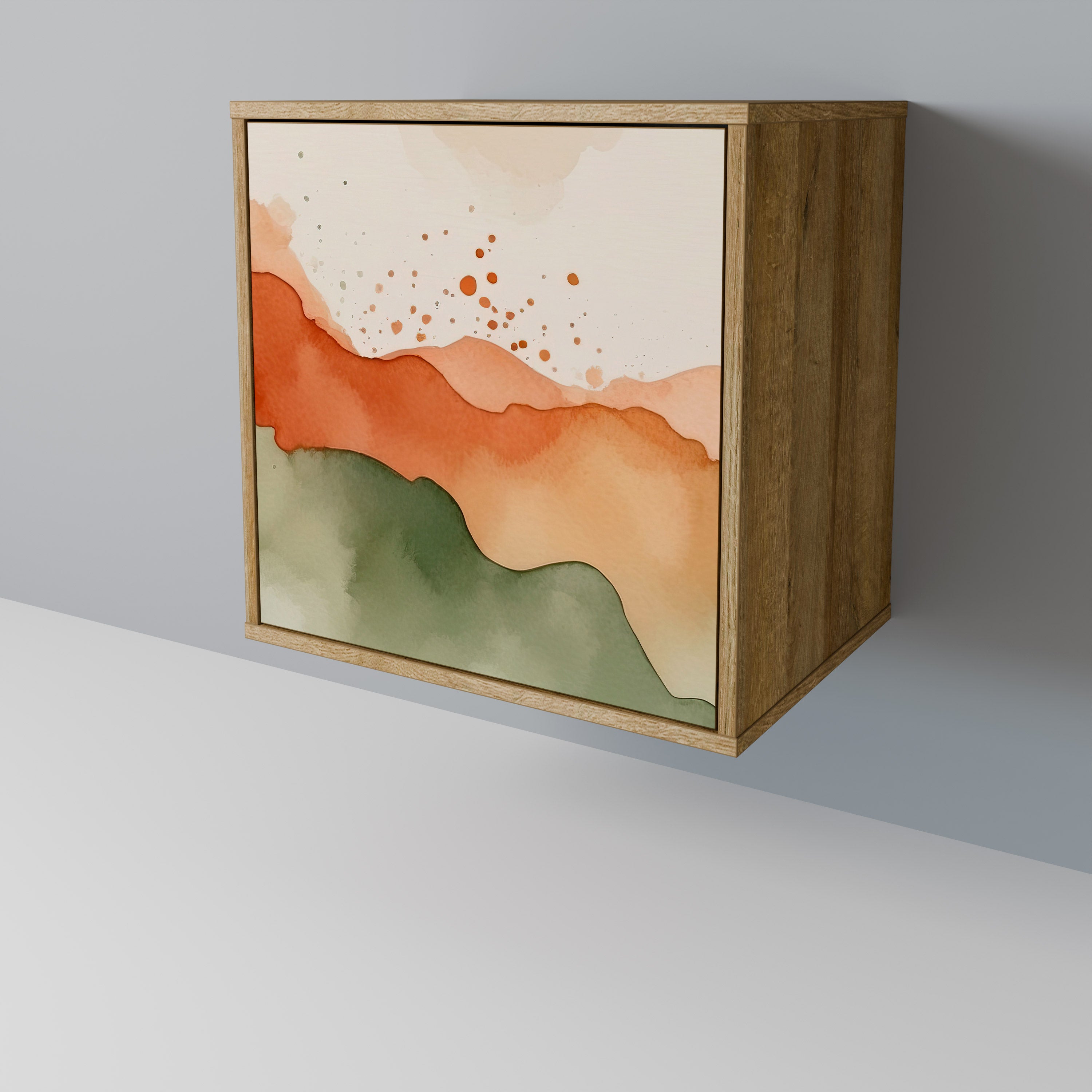 WATERCOLOUR PEAKS 1-Door Sideboard