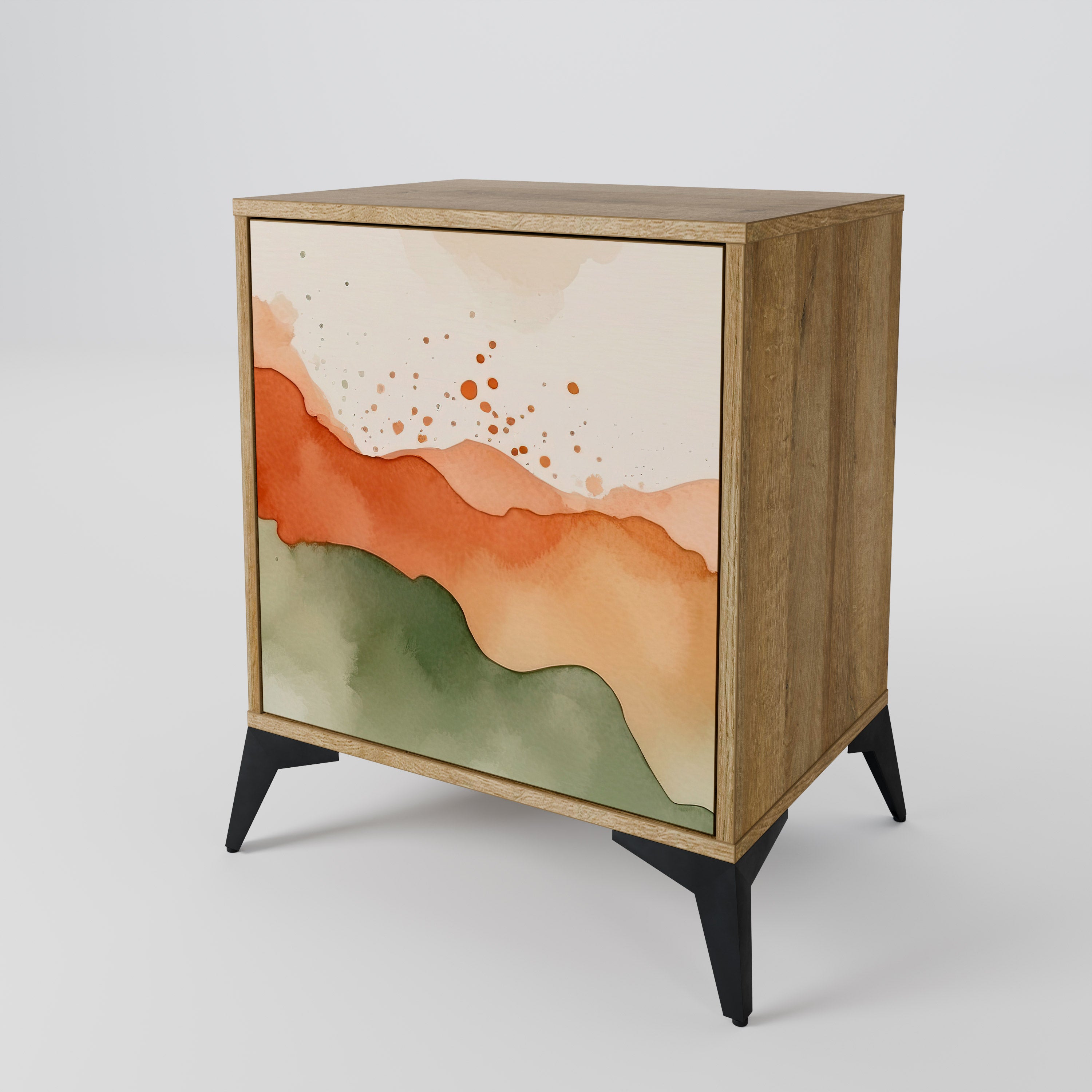 WATERCOLOUR PEAKS 1-Door Sideboard