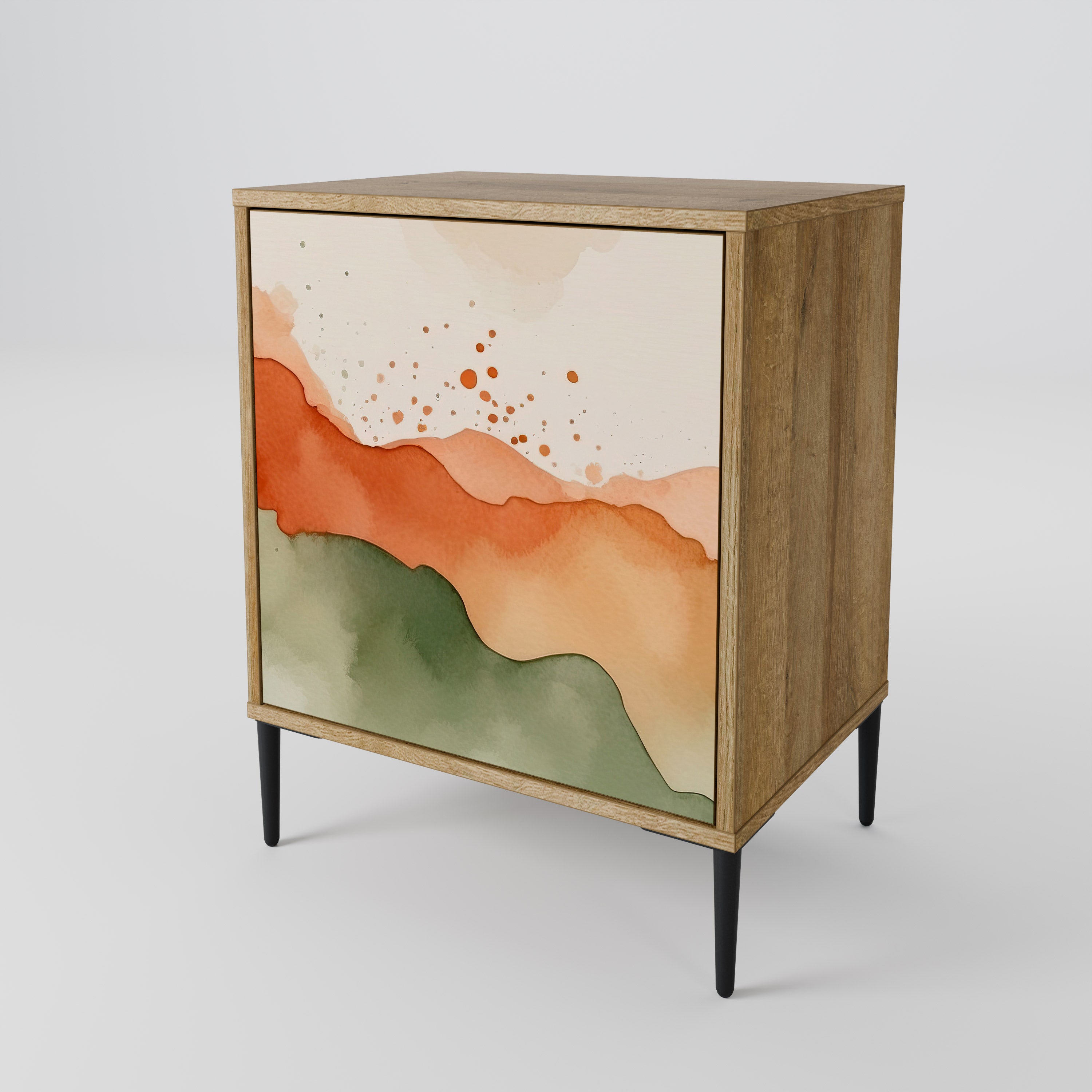 WATERCOLOUR PEAKS 1-Door Sideboard