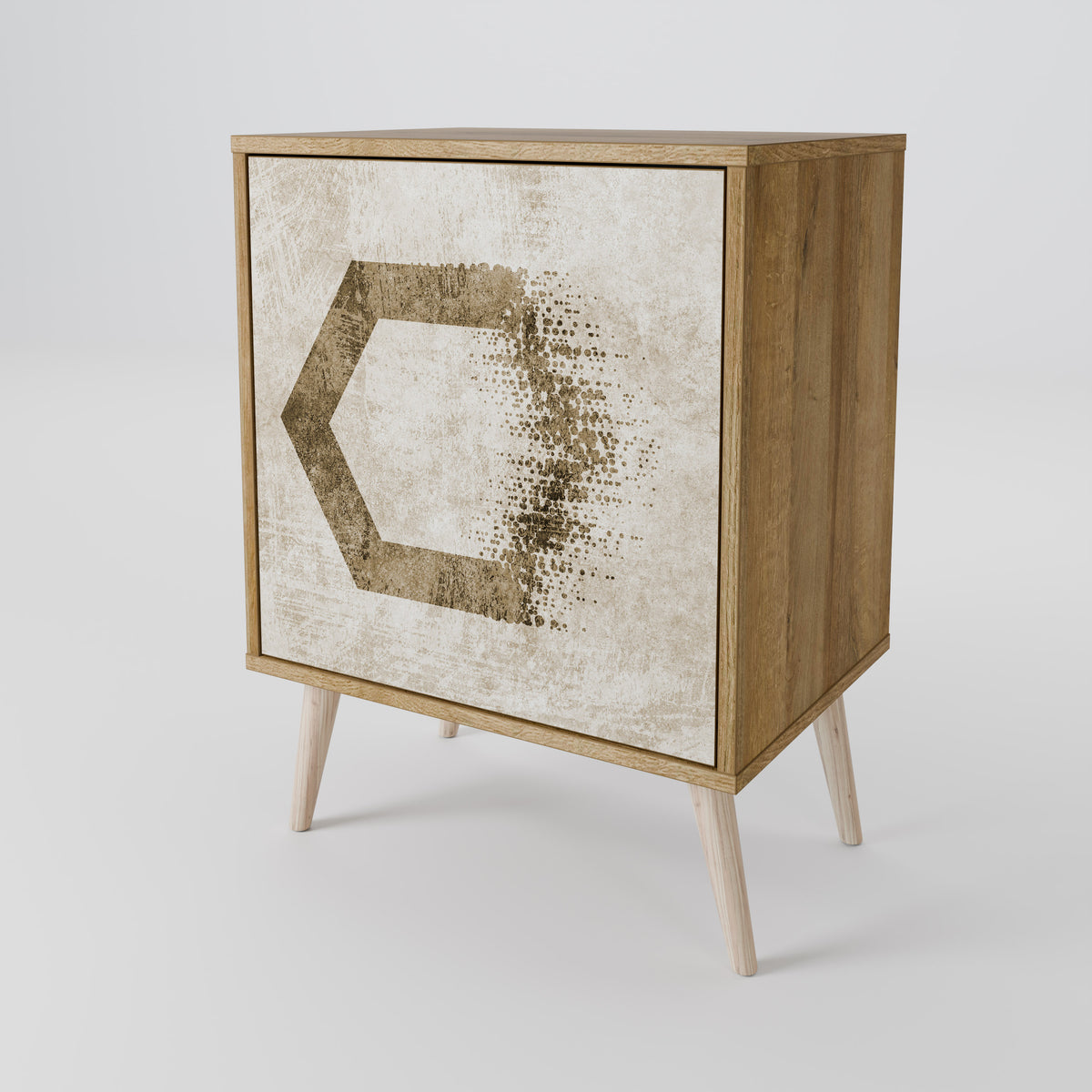 HEXAGONAL SHAPES Jednodveřová komoda